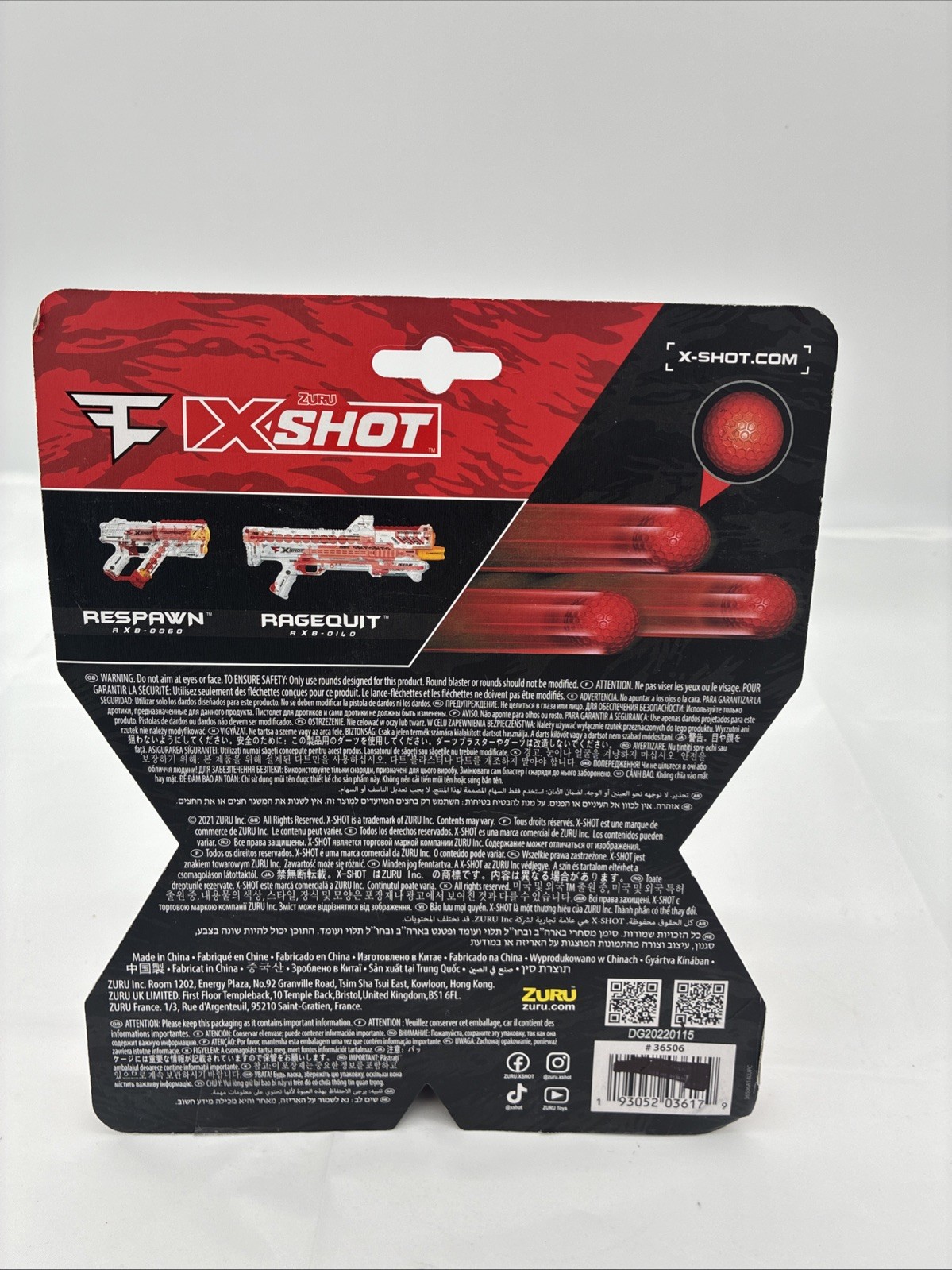 Zuru FX-Shot Blaster 50X Refill Pack Sealed 50 X Compatible, New