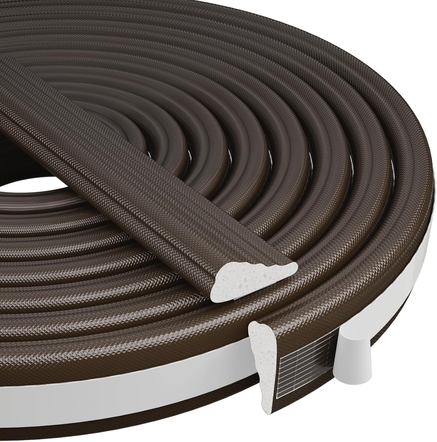 118” Wedge-Shape Foam Window Weather Stripping Door Seal Strip,Soundproofing Fra