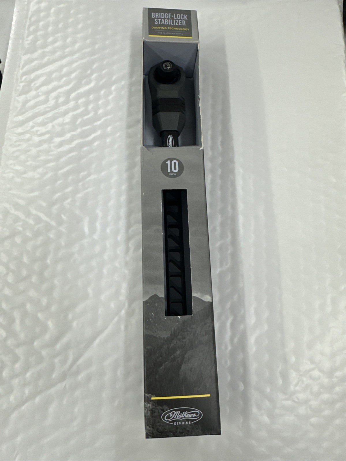 Mathews Bridge-Lock Bow Stabilizer - 10" BridgeLock - Shale - Item 4197