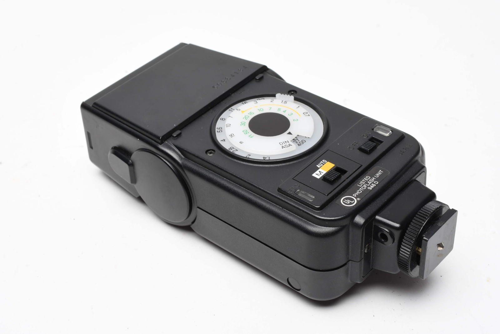 Minolta Auto 128 electronic flash, nice & clean, tested, w/Case+Manual
