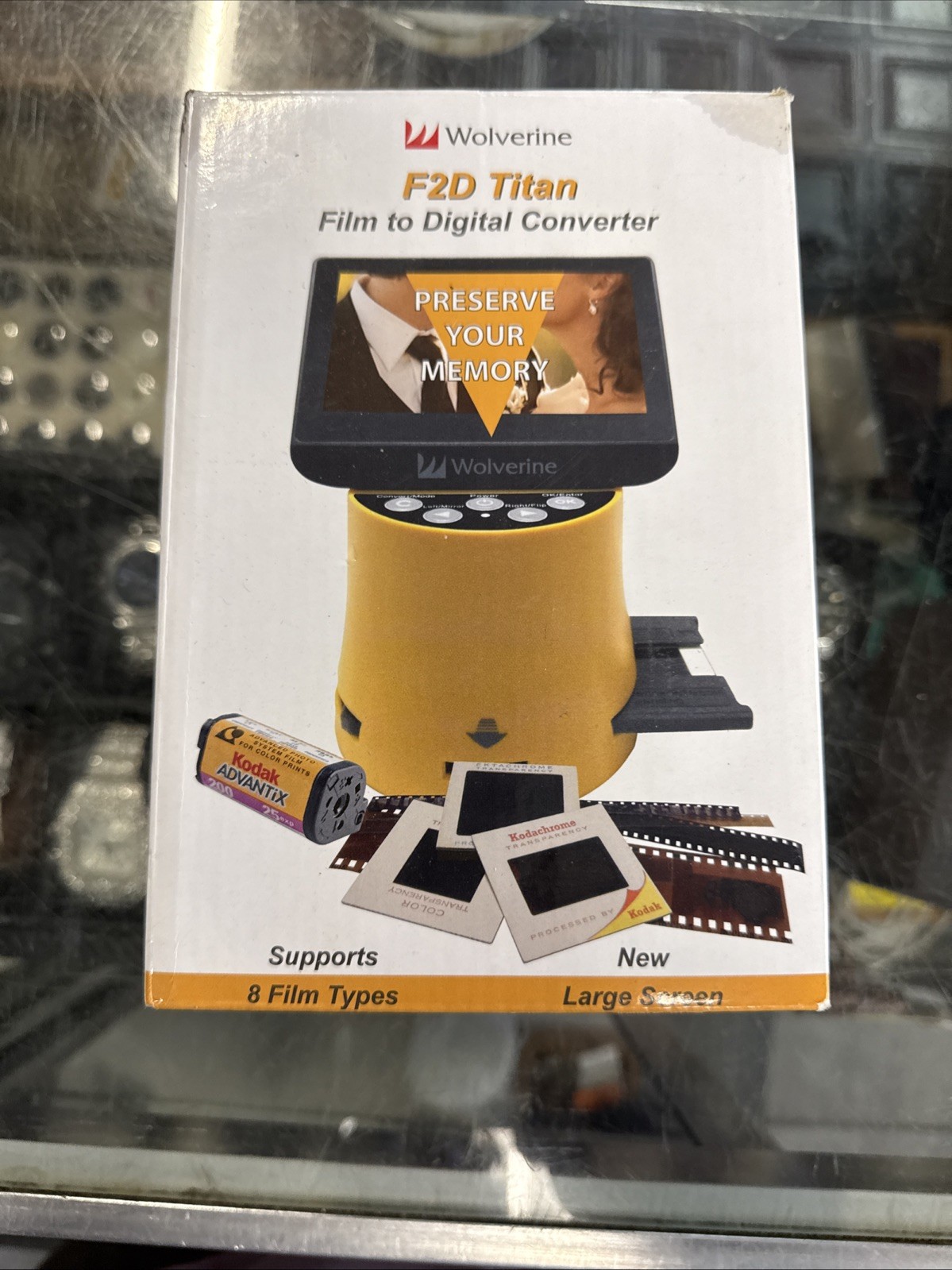 Wolverine F2DTITAN Titan 8-in-1 Film to Digital Converter NEW OPEN BOX FREE SHIP