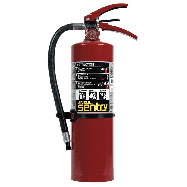 Ansul Sentry 5 lb ABC Fire Extinguisher w/ Wall Hook Ansul Fire Protection