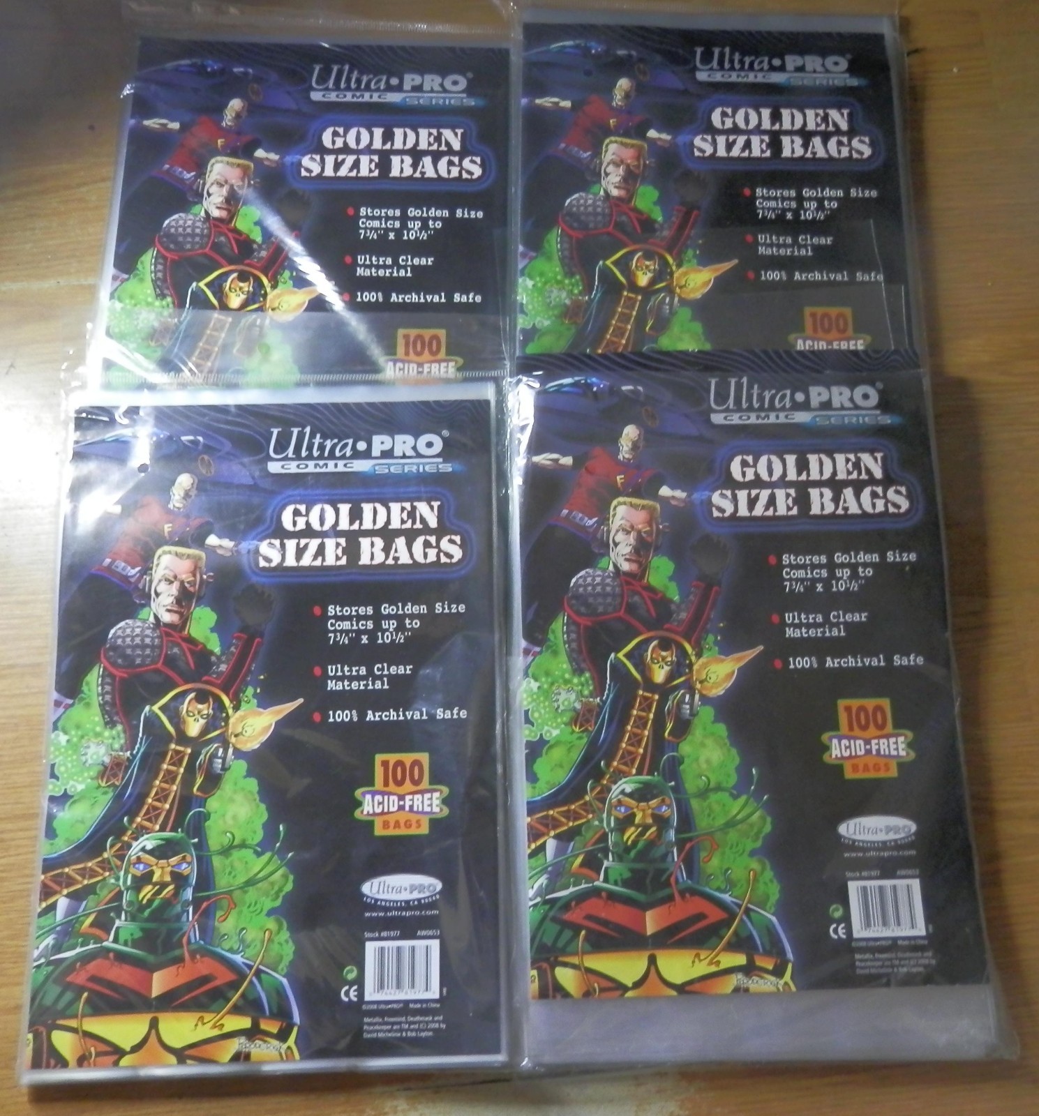 Ultra Pro Acid-Free Comic Book Bags 350+
