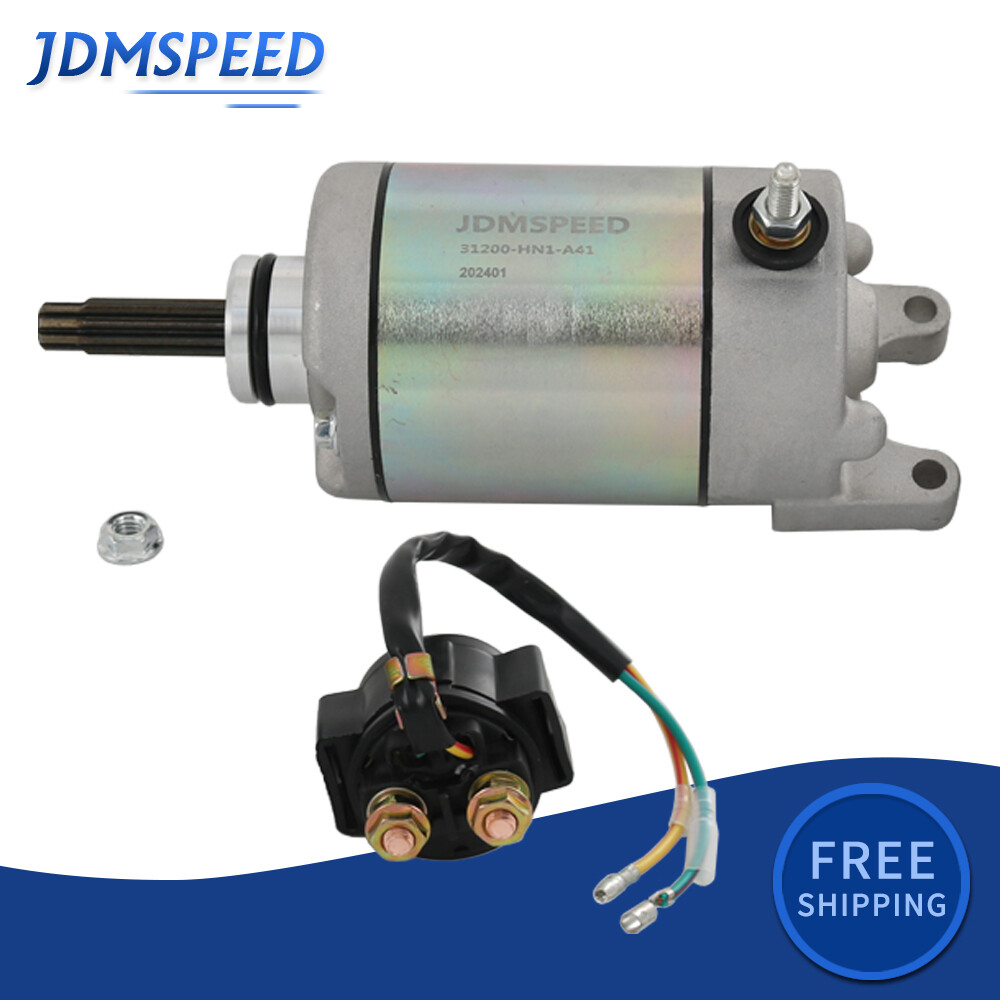 Starter Motor with Relay For Honda Sportrax 400EX TRX400EX 2005-2008 JDMSPEED