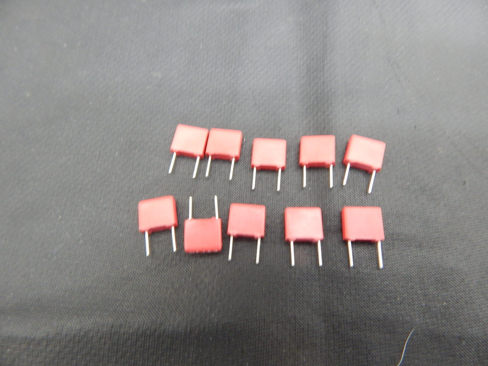 WIMA MKS2 0.1UF 63V 5% 100nF METALIZED FILM POLY CAPACITOR RADIAL - LOT OF 10