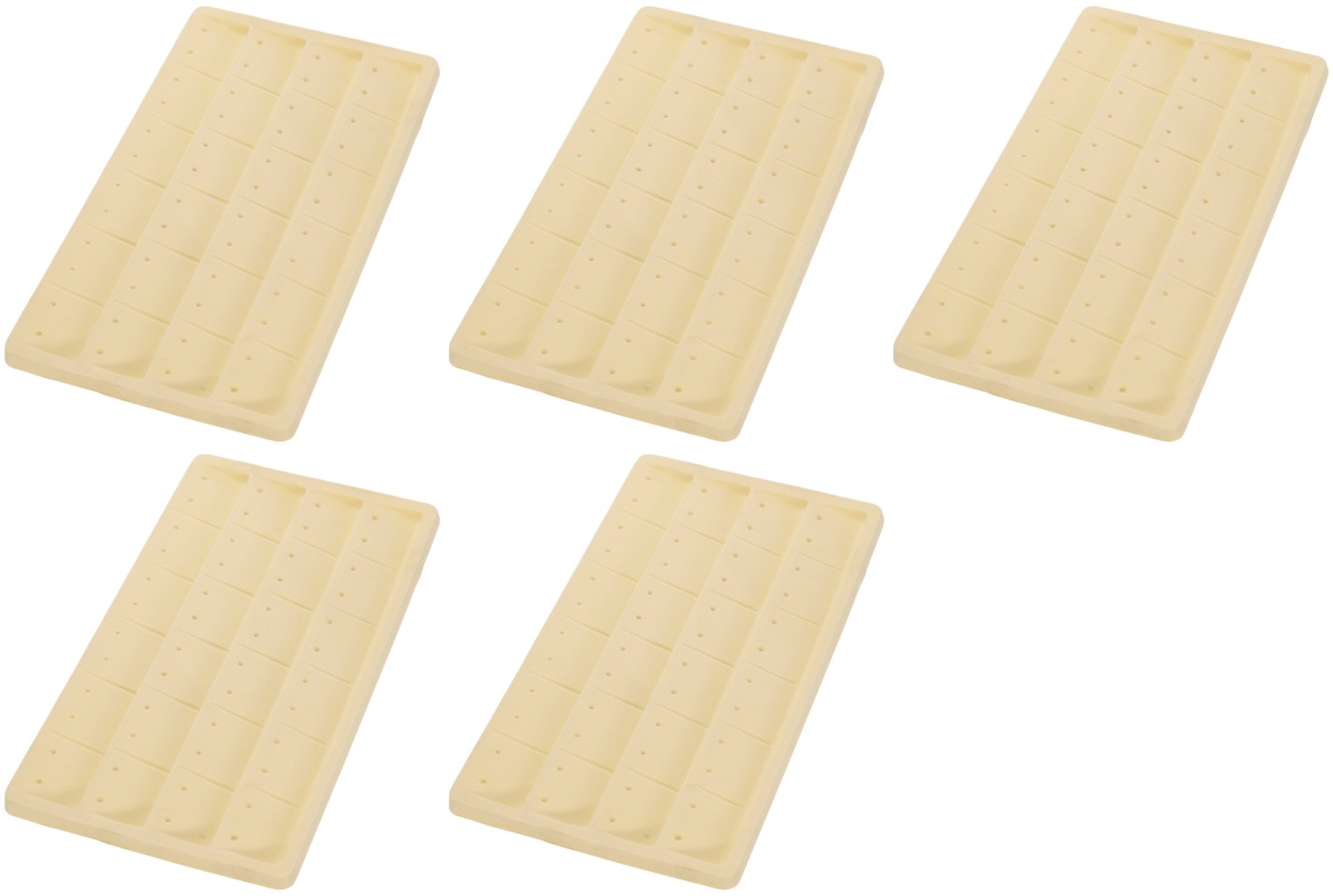 5 Beige 24 Earring Display Tray Inserts