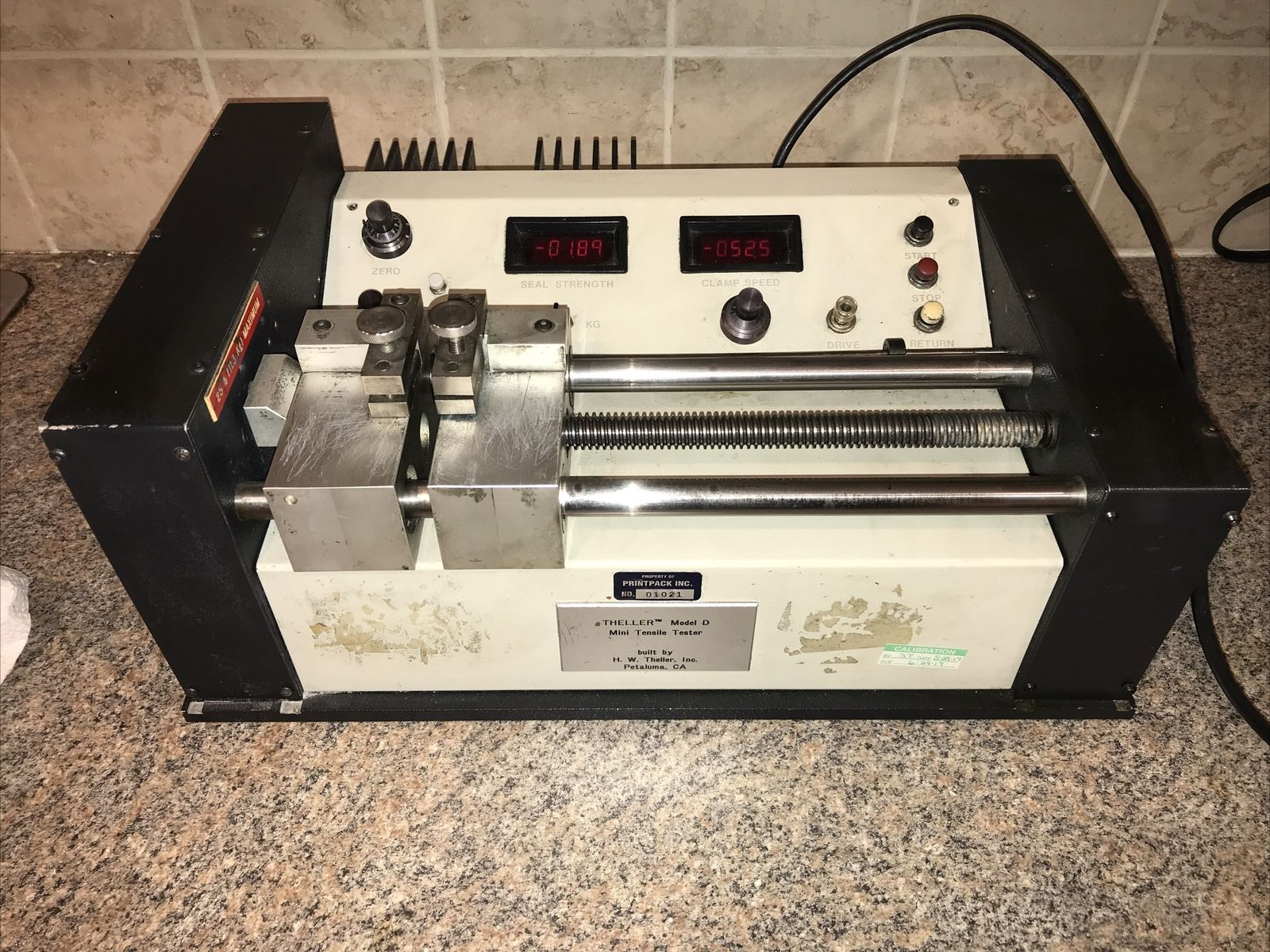 Theller Mini Tensile Tester Model D