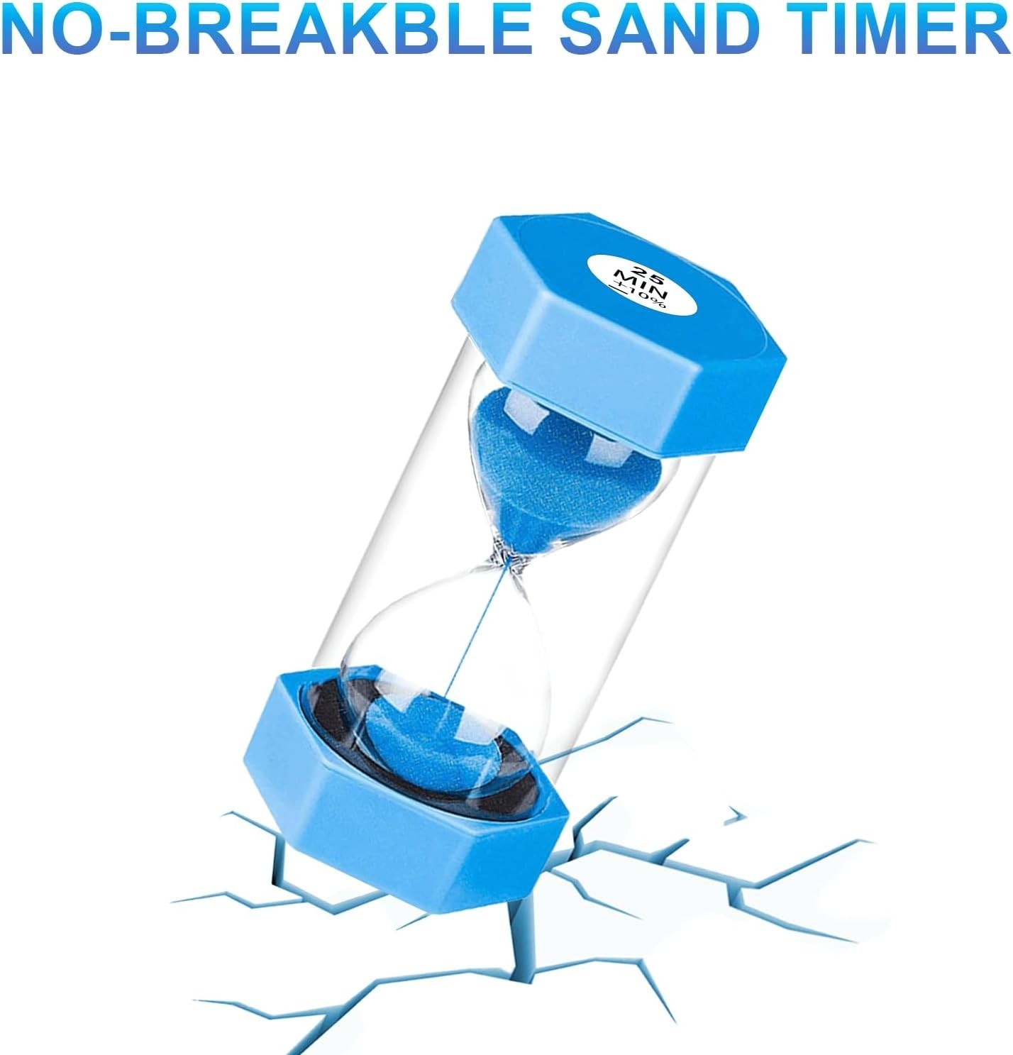 Unbreakable 25-Minute Sand Timer – Perfect for Kids' Game Time and Learning