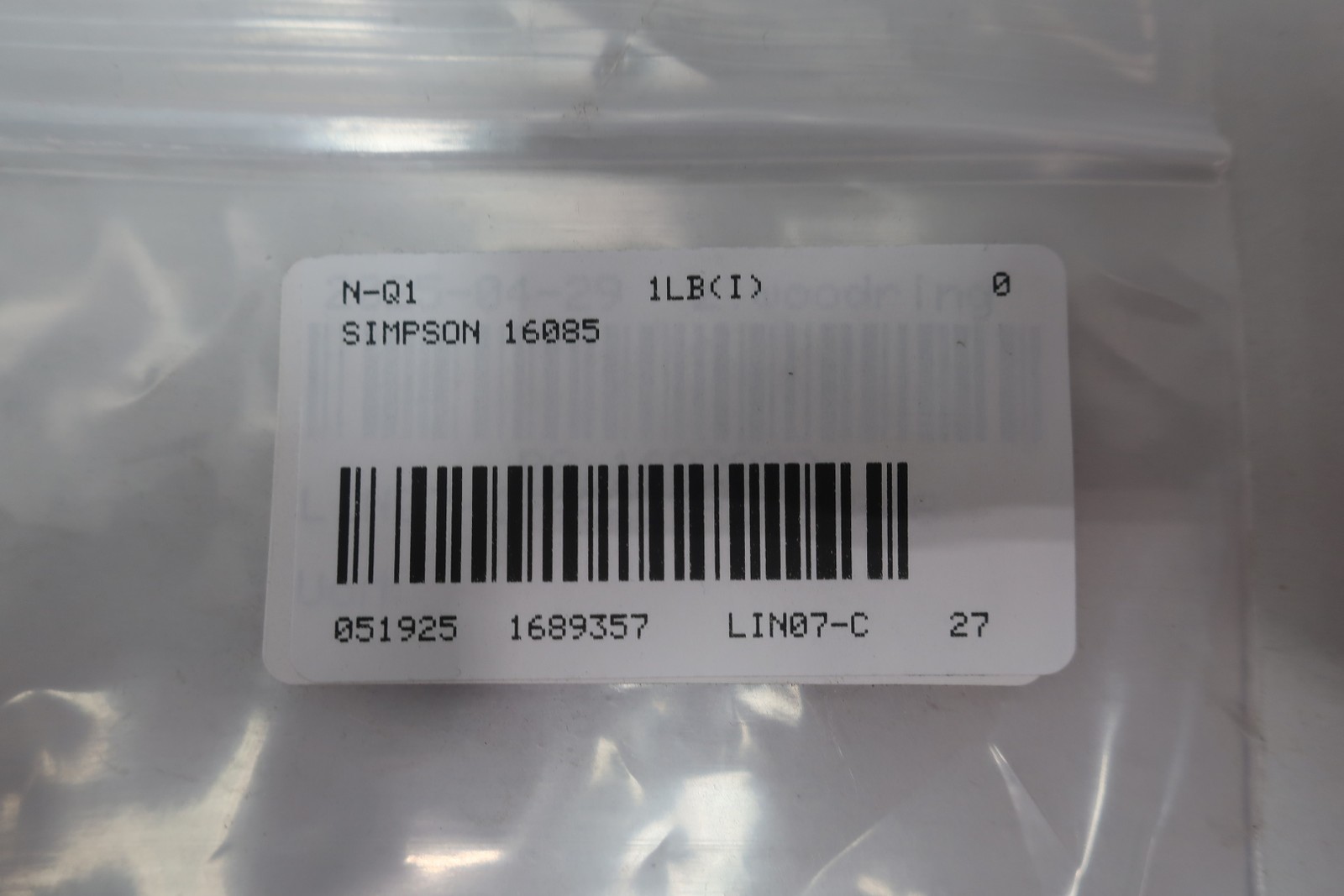 Simpson 16085 Ammeter 0-1ma