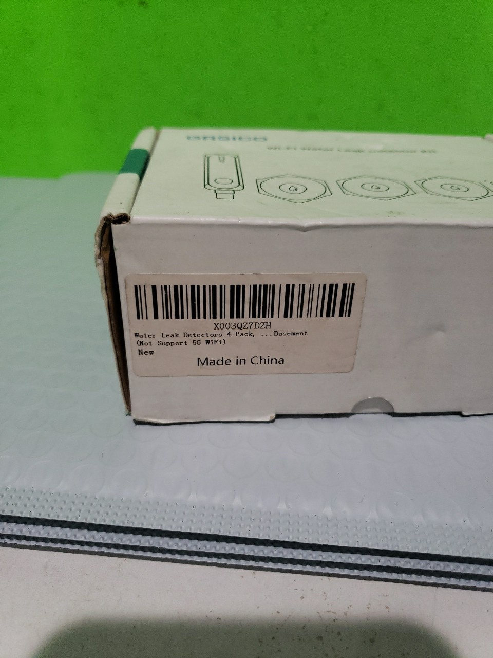 GRSICO Wi-Fi Water Leak Detector Kit 4 Pack - Open Box