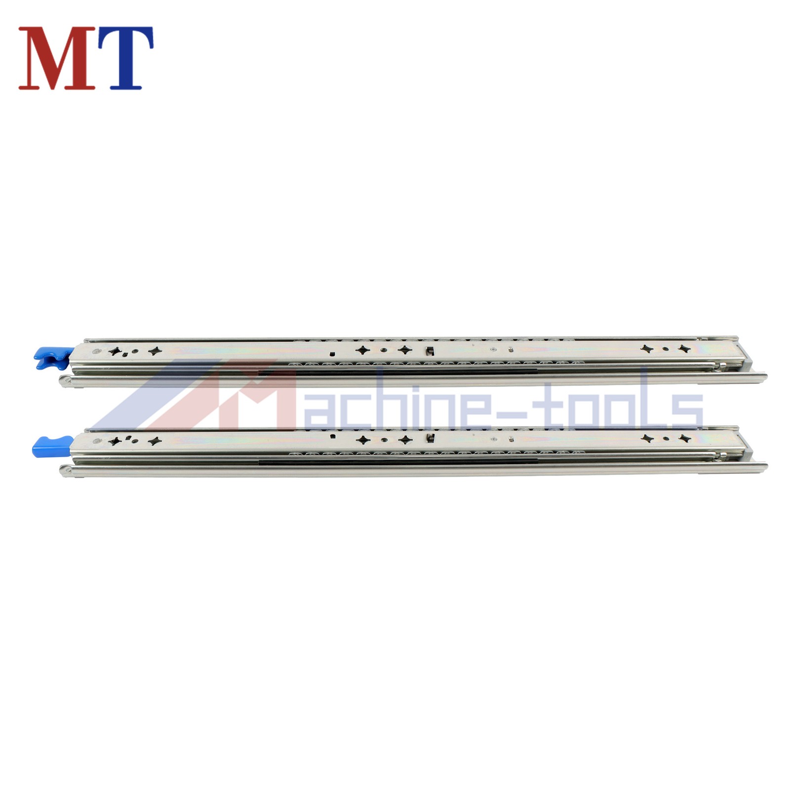 22" Drawer Slides With Locking Mechanism 250lb Full Extension Tool Box
