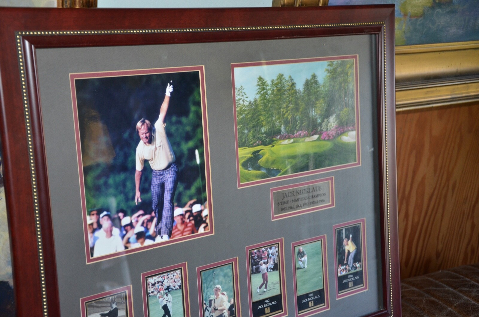 Jack Nicklaus 6 - Time Masters Champion 23.5"x27.5" Framed Collage