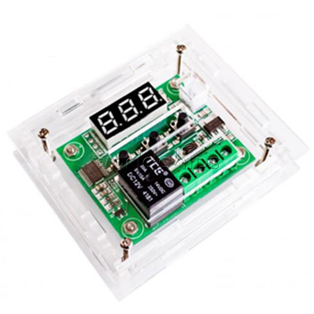 10x Clear Acrylic Case Shell Kit for 12V W1209 Thermostat Temperature Controller