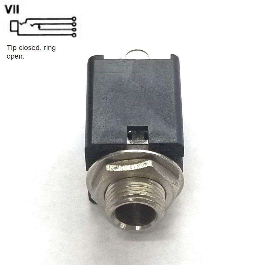 Switchcraft 113BPC, 1/4" Stereo Jack ~ 3 Conductor PC Mount, Single Closed Circu