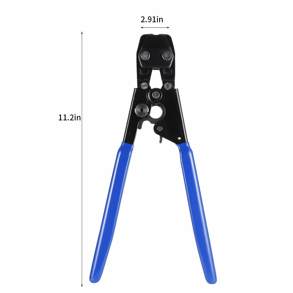 NEW PEX Cinch Crimp Crimper Crimping TOOL For Hose Clamps Sizes From 3/8" to 1"