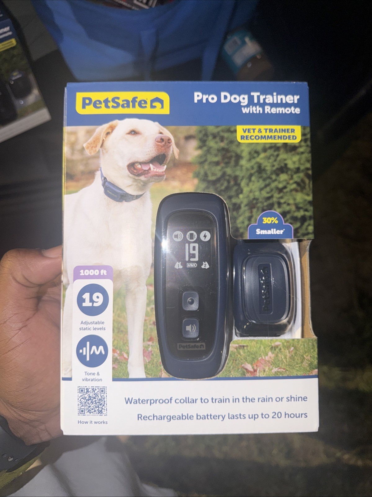 NEW PETSAFE PRO DOG TRAINER WITH REMOTE 1000FT 19 STATIC PDT00-18038 ZKL413-2424