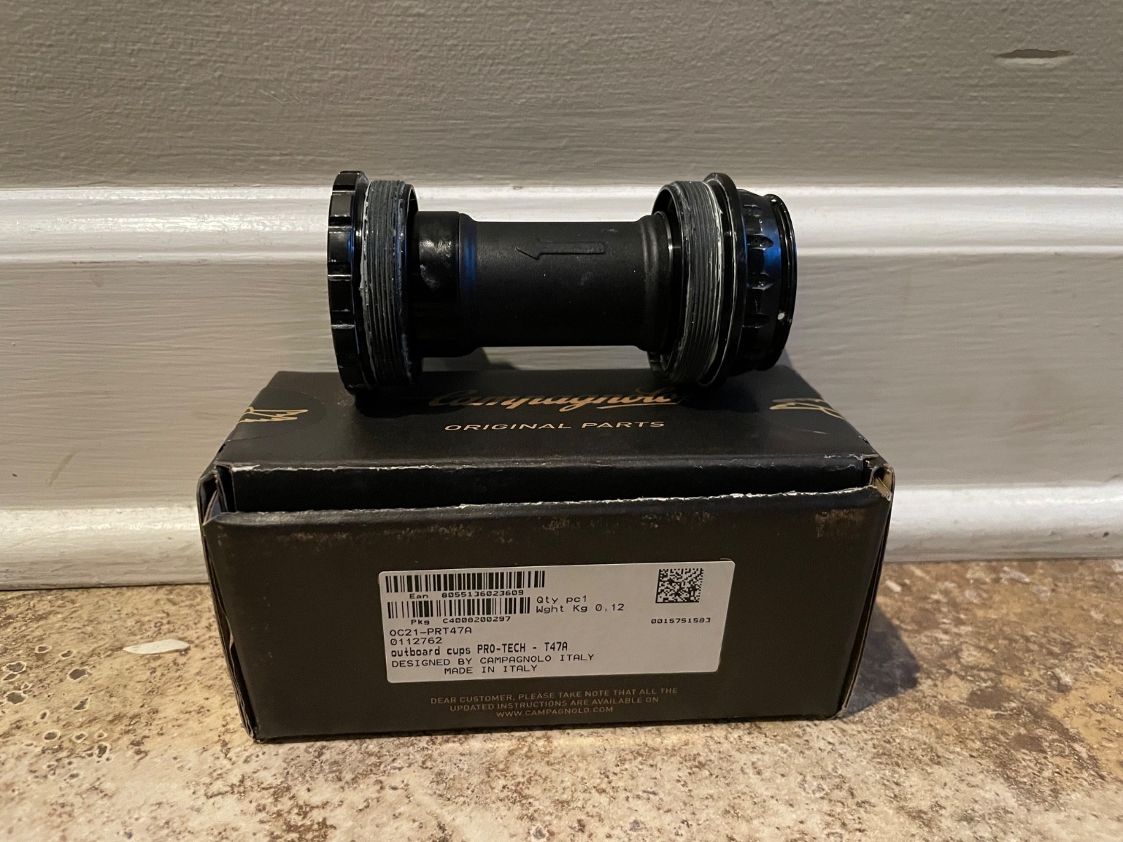 Campagnolo EKAR ProTech T47A Bottom Bracket - Water-Resistant, Smooth Power