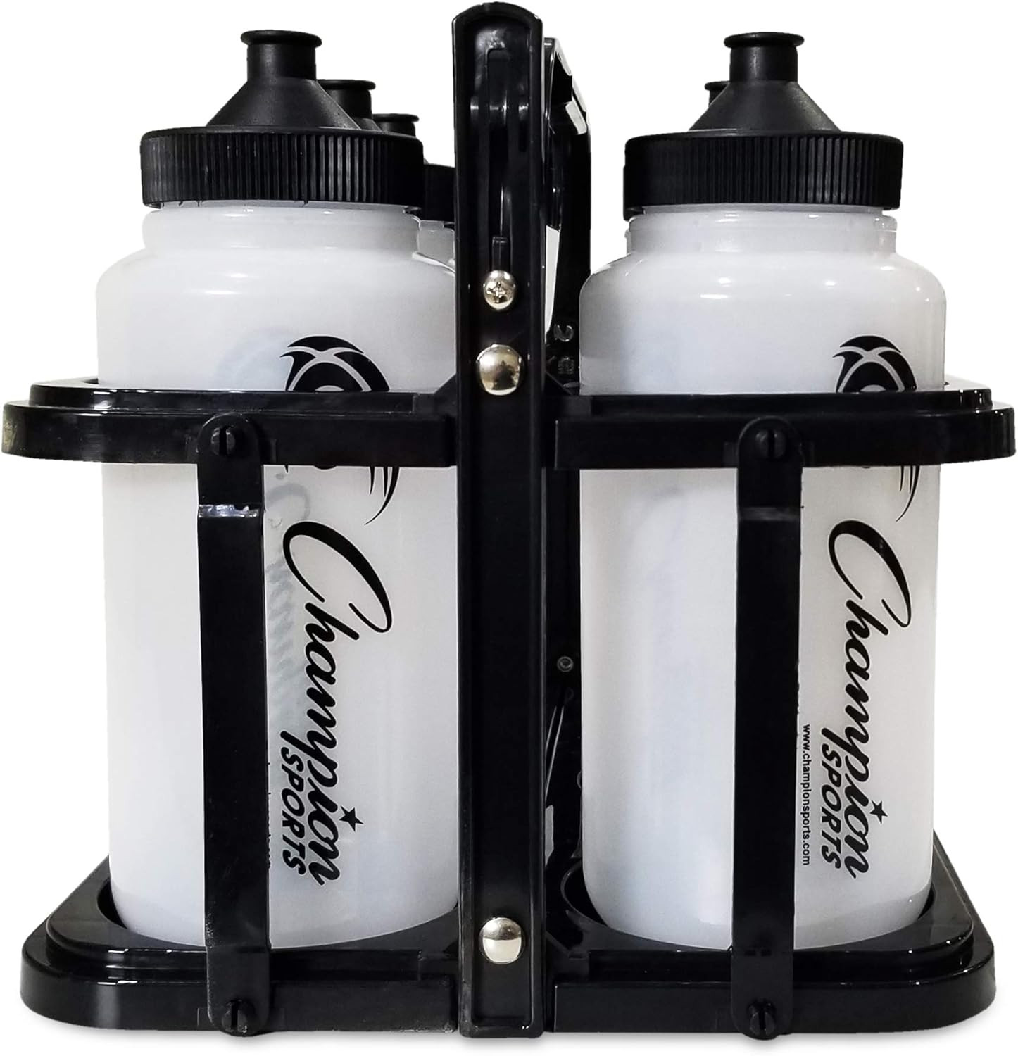 Plastic Water Bottle Set, Quart, Black