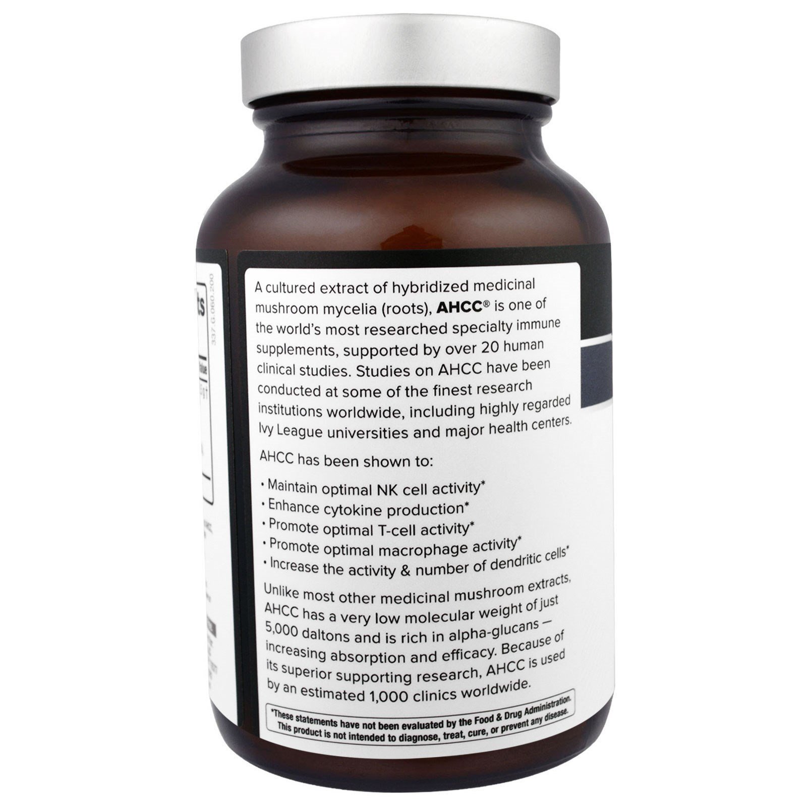 Kinoko Platinum AHCC, 60 Vegicaps