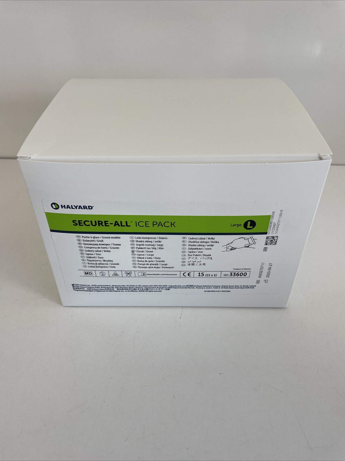 Secure-All Reusable Stay-Dry™ Material 6 x 14" Ice Bag 33600 15 per Box