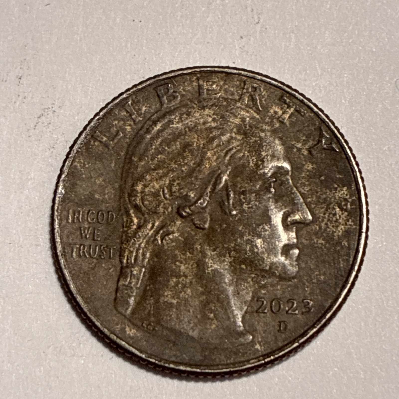 Liberty In COD We Trust 2023 D 25 Cents
