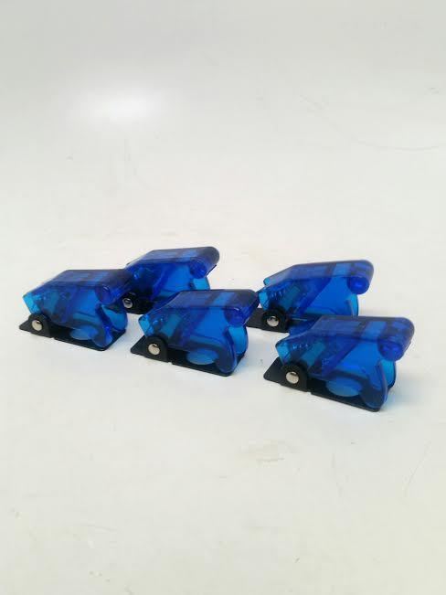 Pactrade Marine X5 Blue Safety Switch Flip Cap Cover Auto Boat RV Toggle Switch