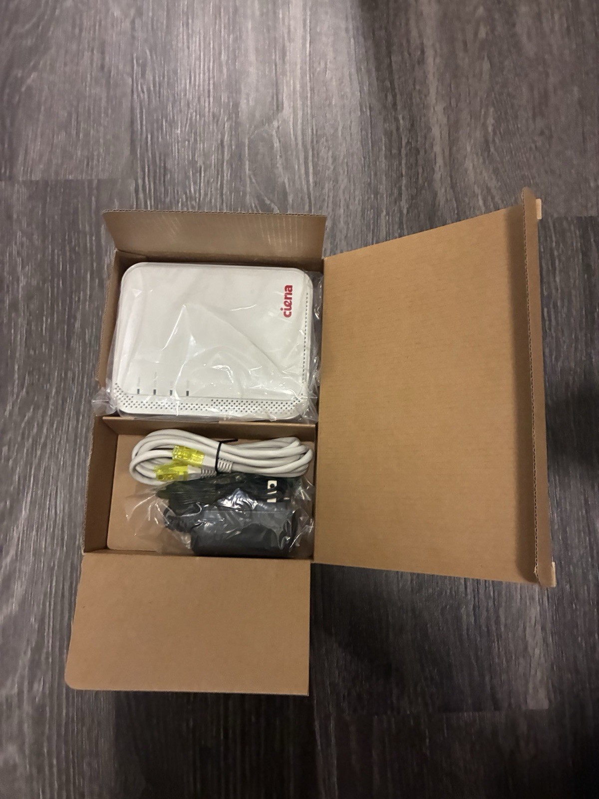 Ciena Wireless Access Point, White, with Power Adapter & Ethernet Cable