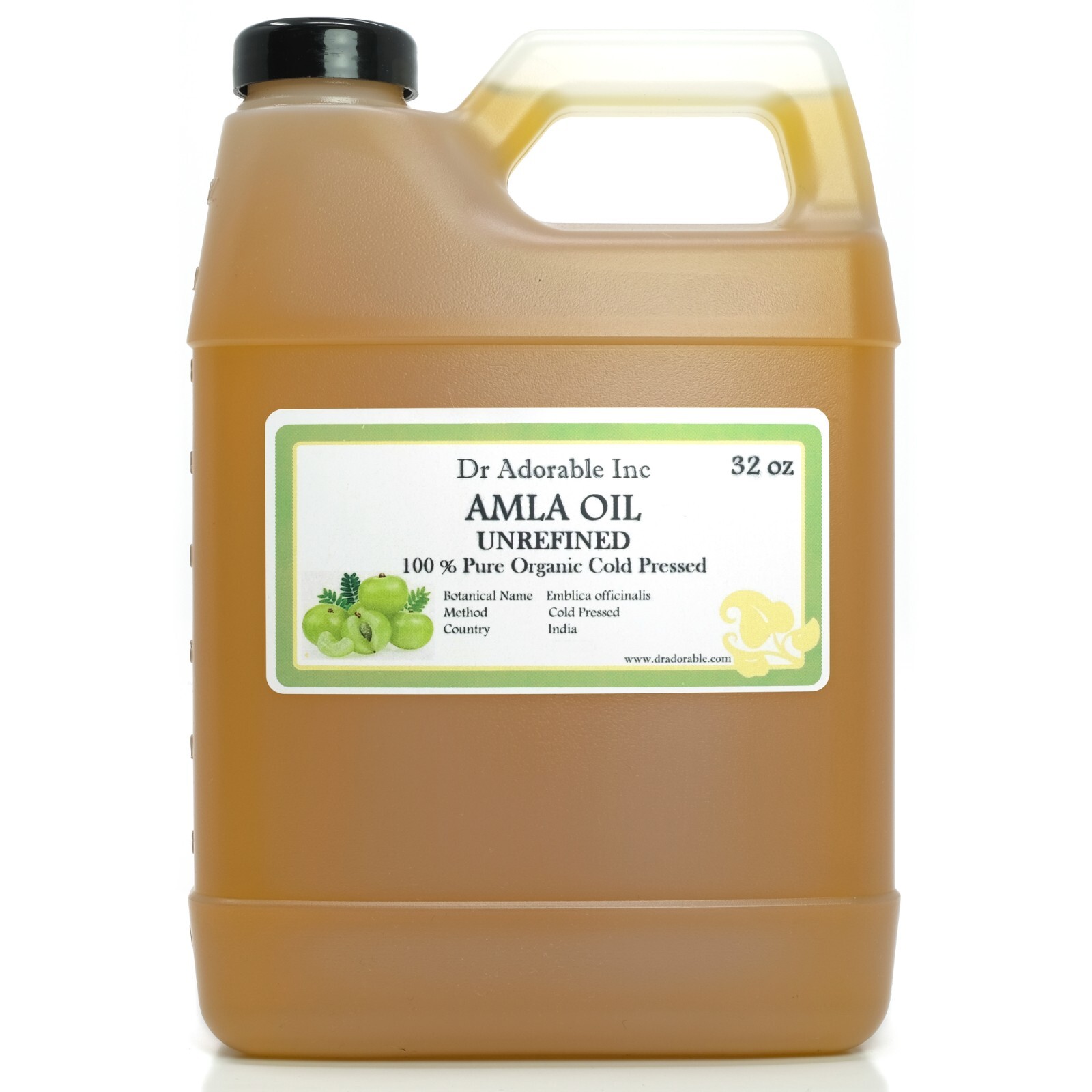 AMLA OIL Unrefined Virgin Indian Gooseberry Cold Pressed Pure Organic Hair Skin