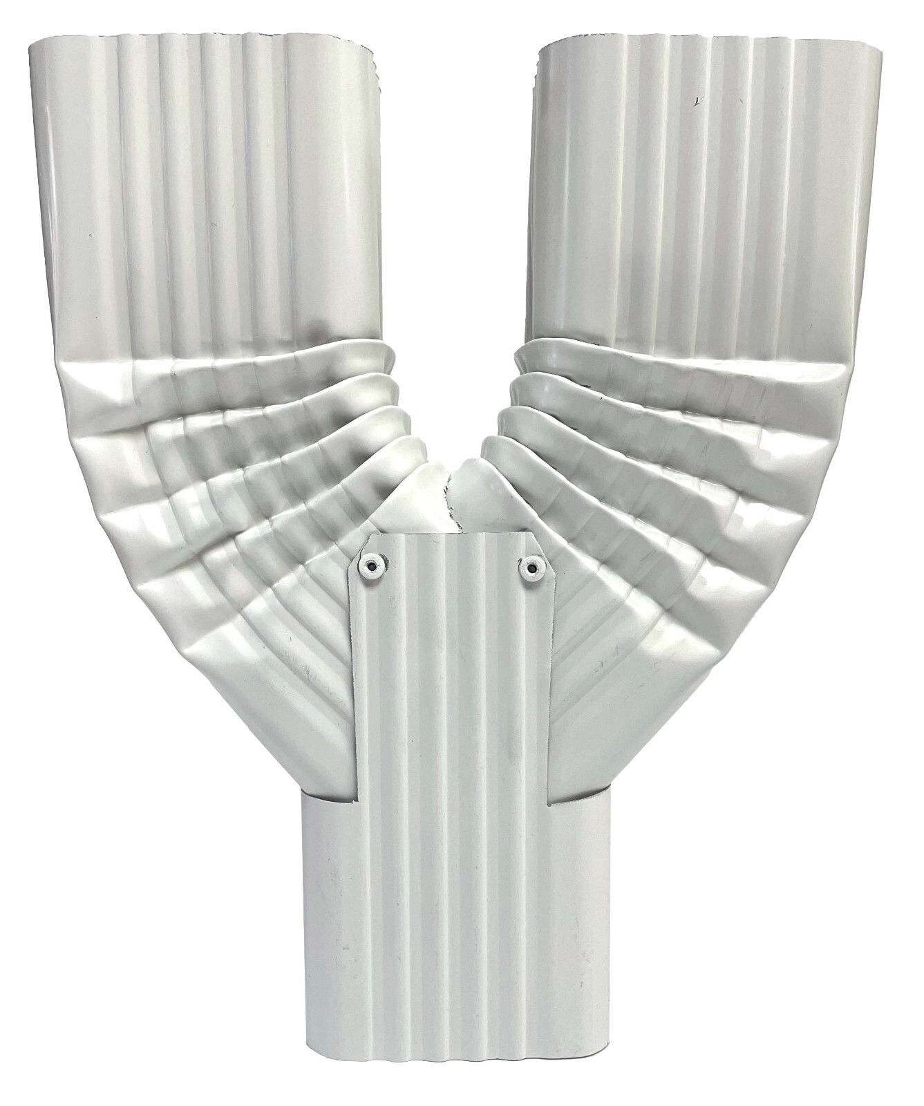 ALUMINUM DOWNSPOUT Y FUNNEL