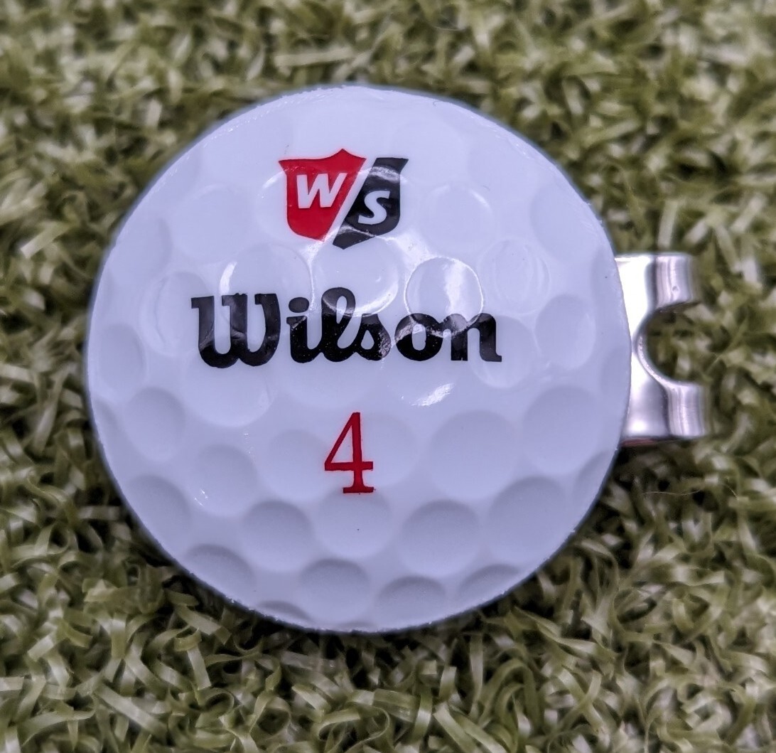 Wilson Staff Golf Ball Marker With Magnetic Hat Clip