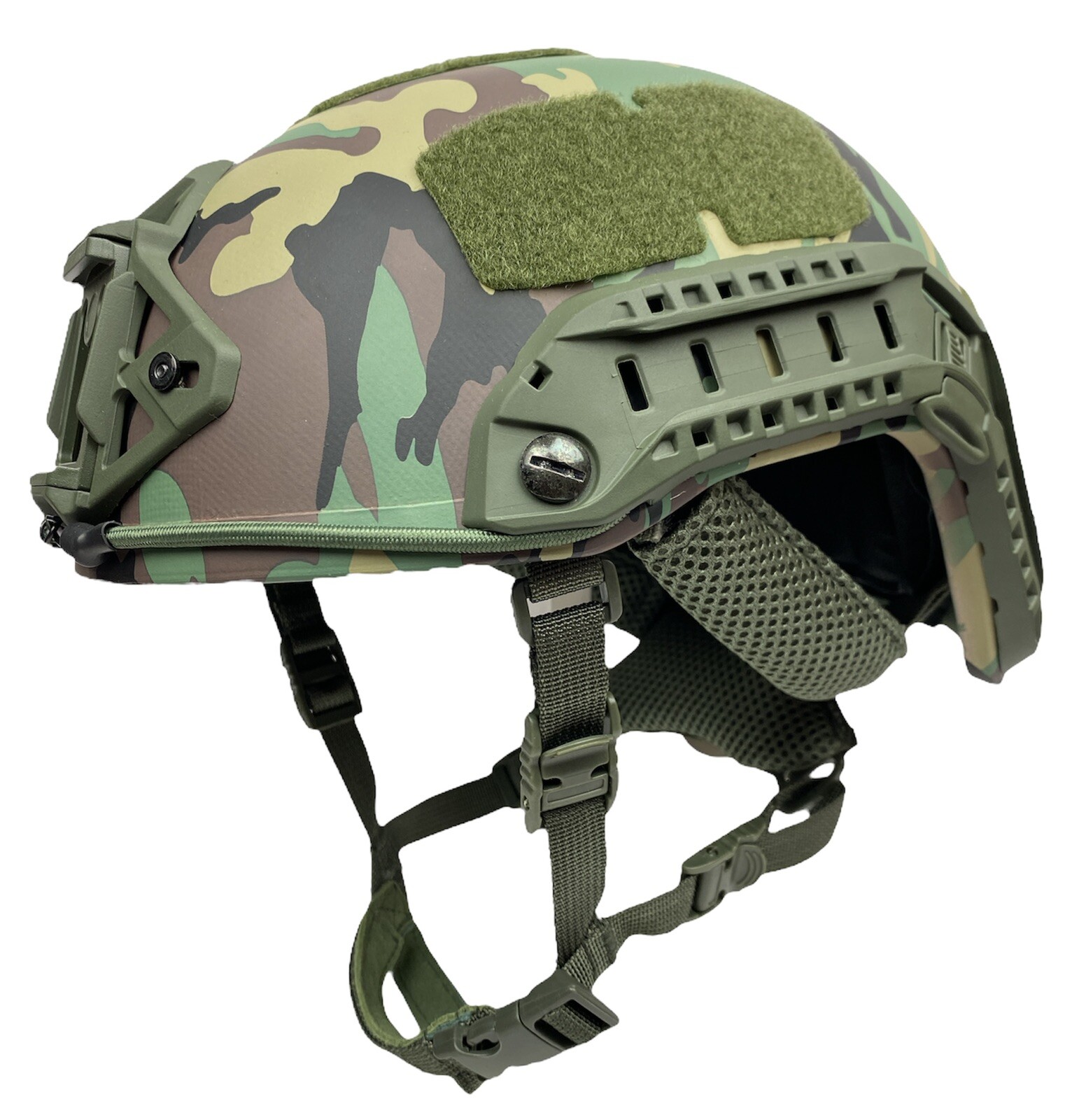 M81 OD Super High Cut NIJ IIIA Maritime Ops Combat Ballistic Helmet V50 Large