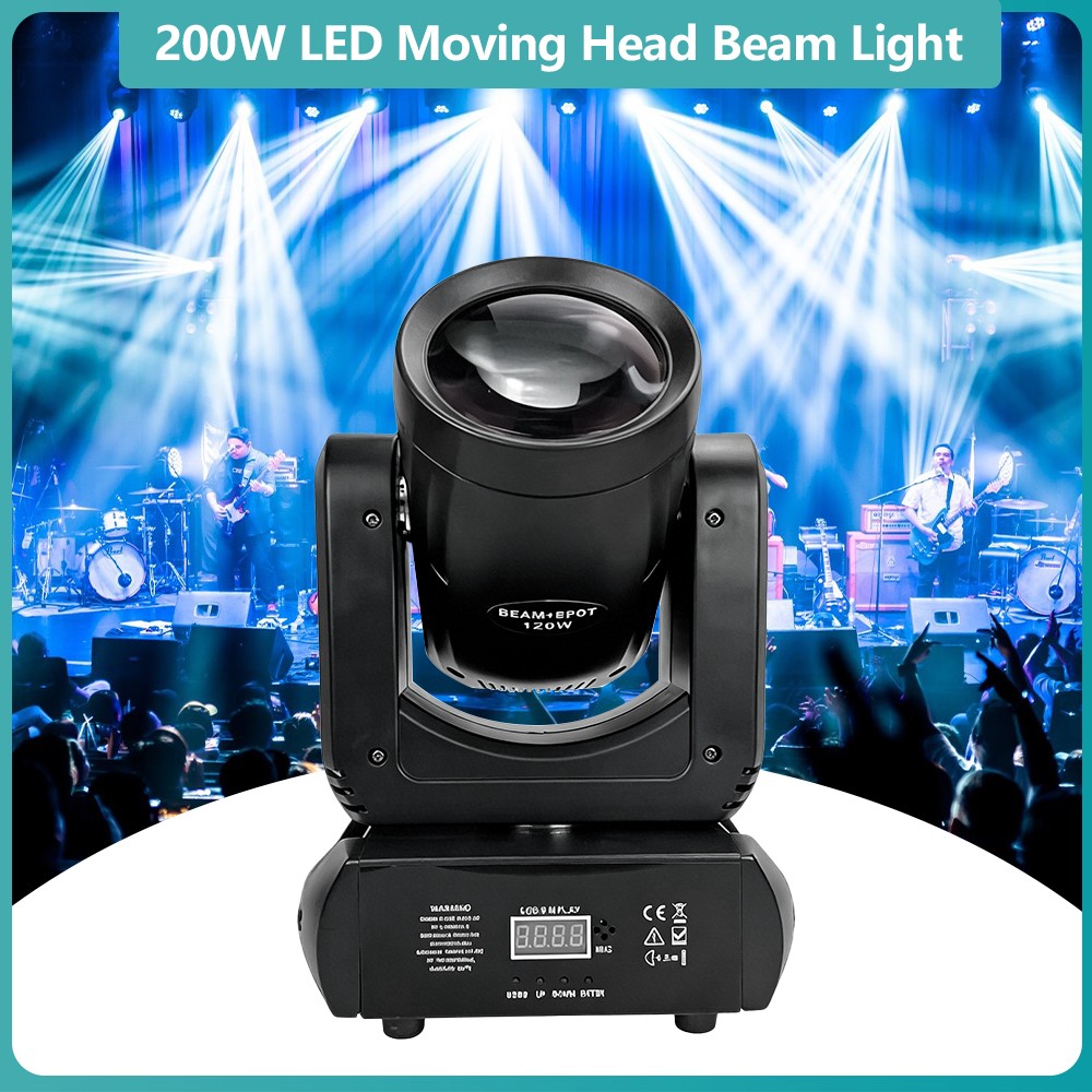 LED 200W Beam DMX512 Moving Head Light for Bar Show Live Stage