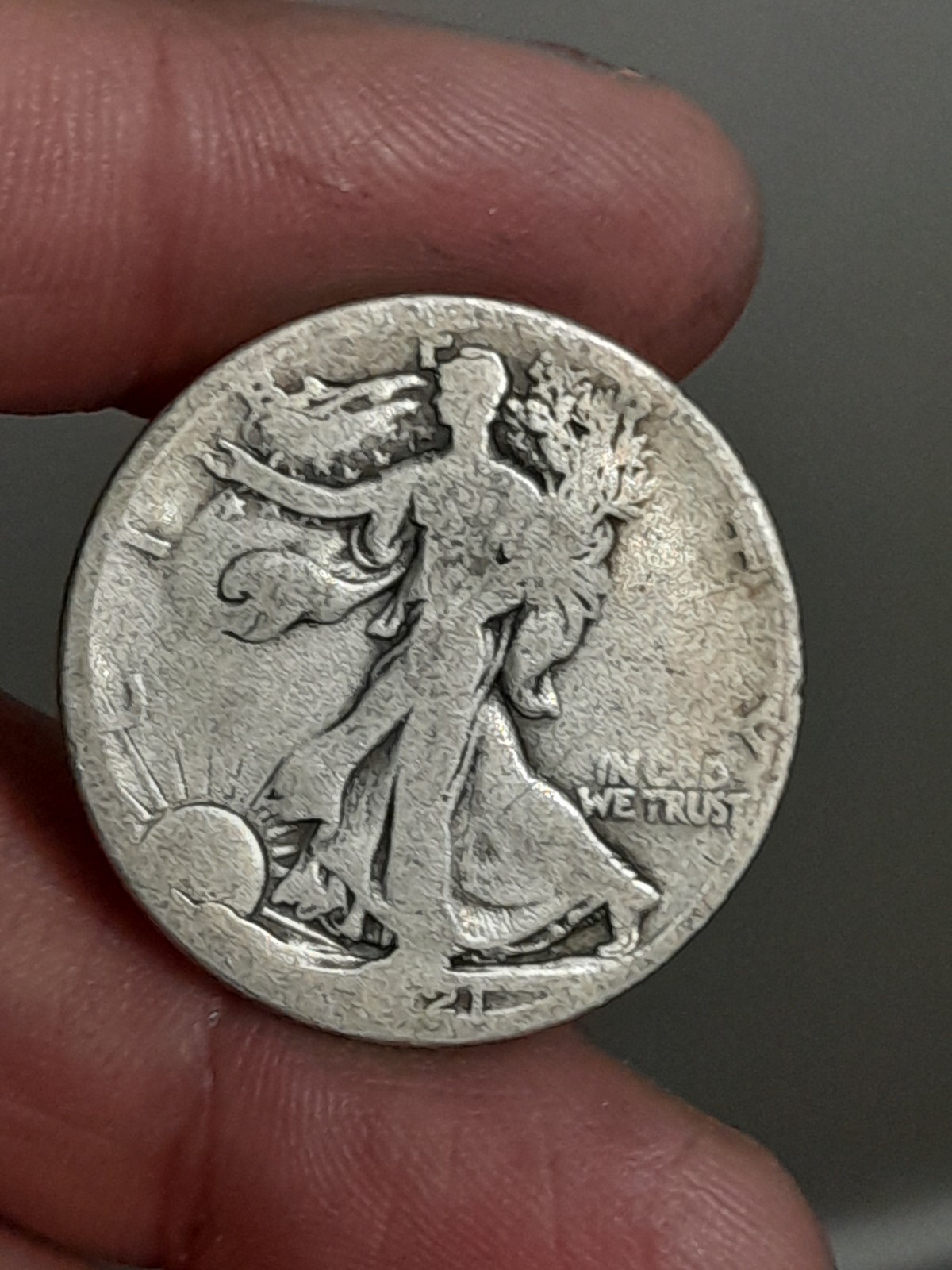 1921- S Walking Liberty Half Dollar
