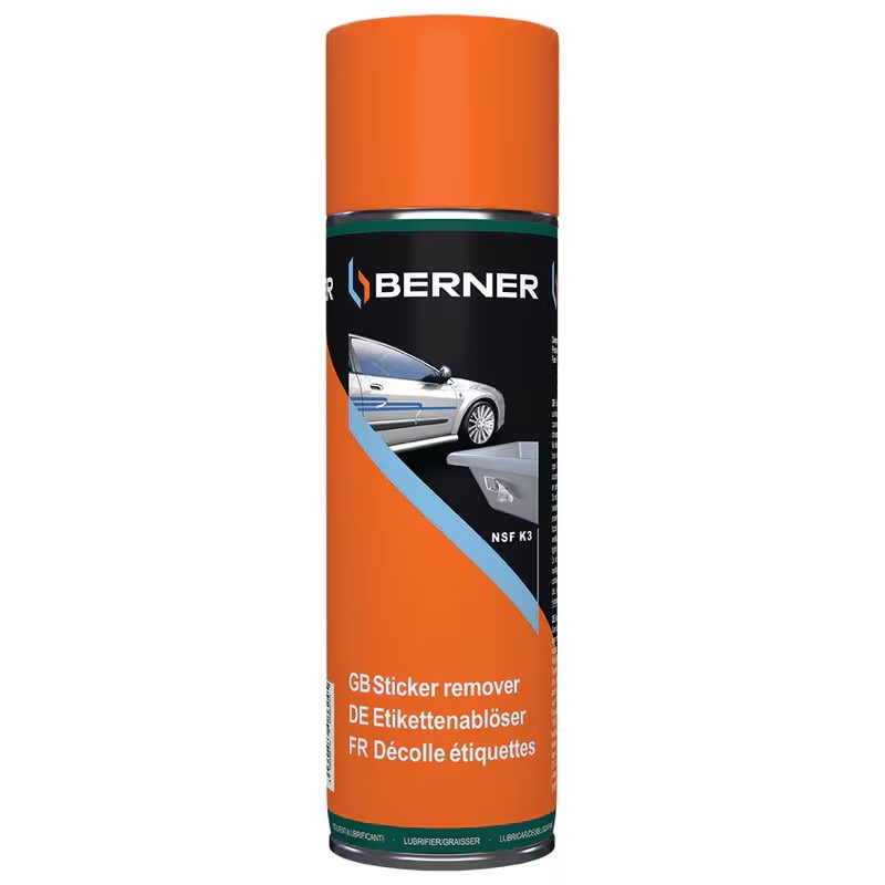 Label remover NSF K3 500 ml, spray can Berner original 367947