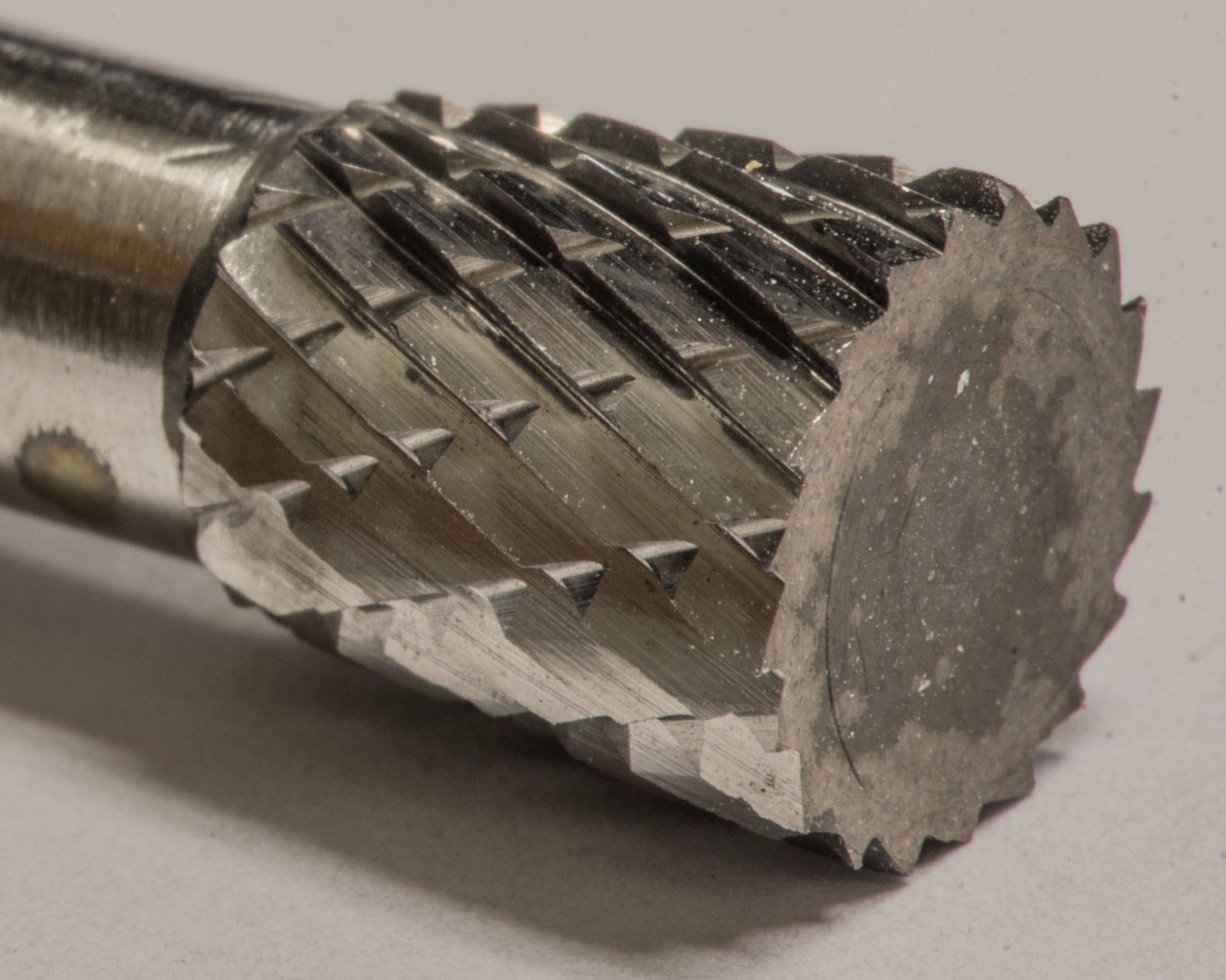 SN2D Taper Shape Tungsten Carbide Burr Bur Cutting Tool Die Grinder Bit 1/4" NEW