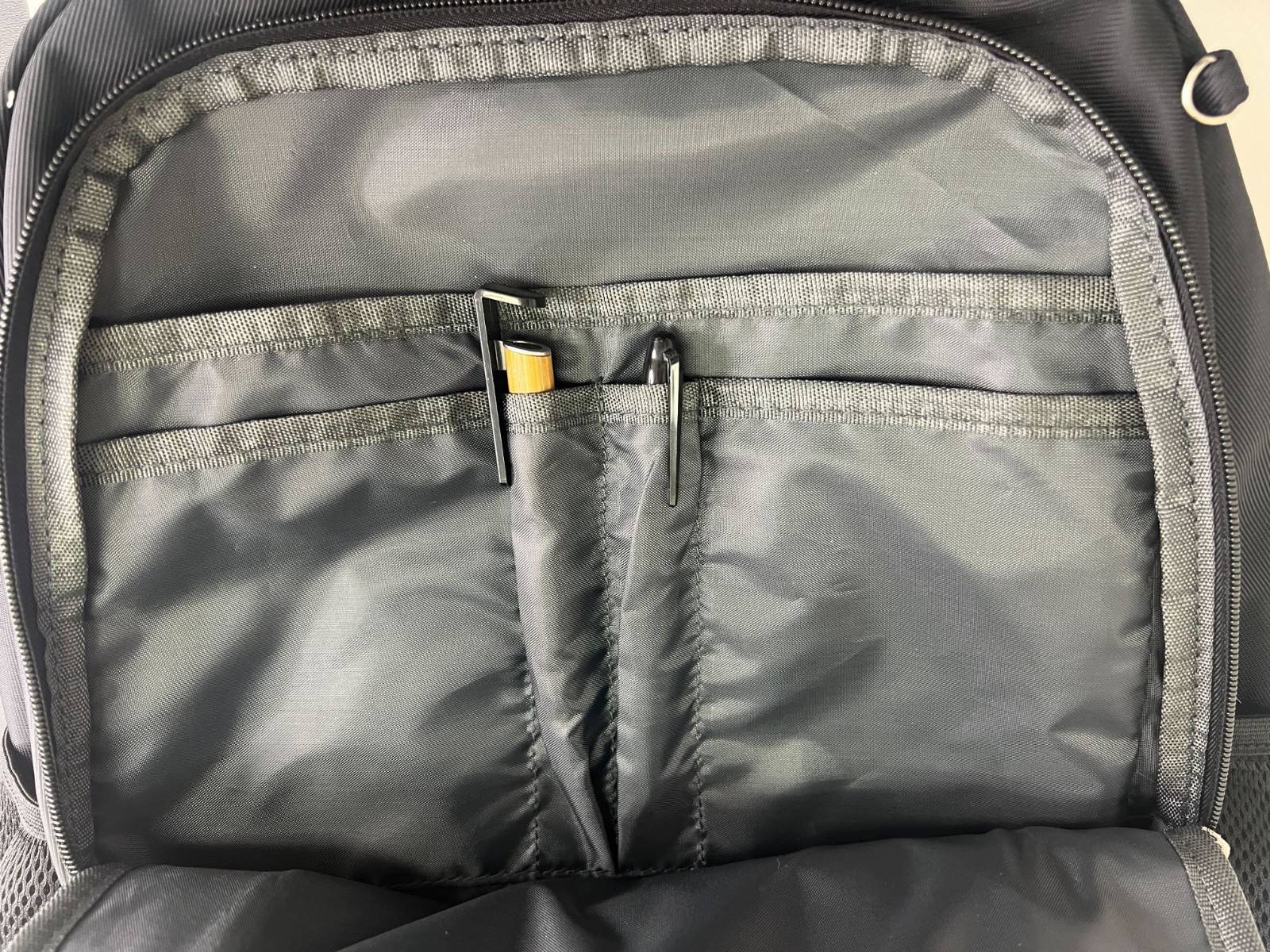 Computer Backpack Bull Denim Polyester w/ Luggage Passthrough Travel Vacation