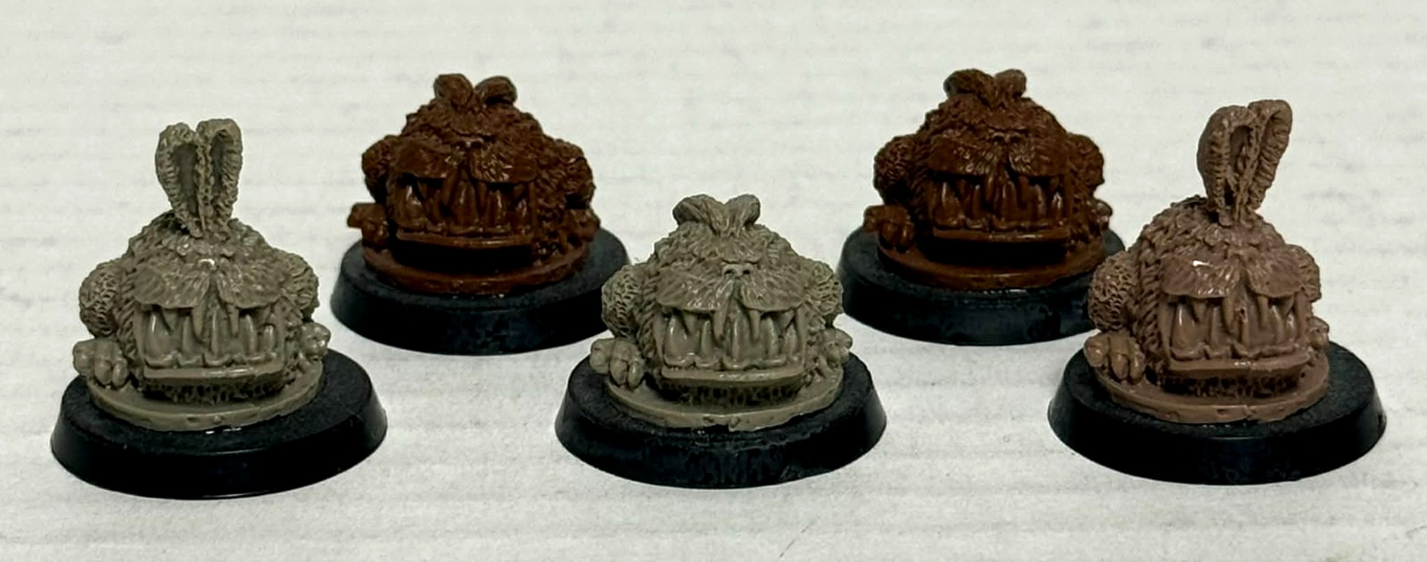 40K Resin Bunny Squigs on bases  Lot of 5 Nice Addition to your army unique