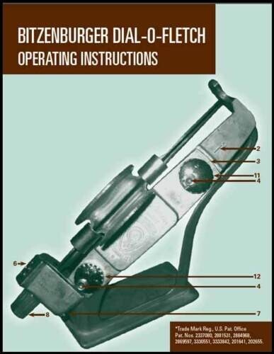 BITZENBURGER PROFESSIONAL  ARROW FLETCHING JIG COMPLETE LEFT CLAMP AND RECEIVER
