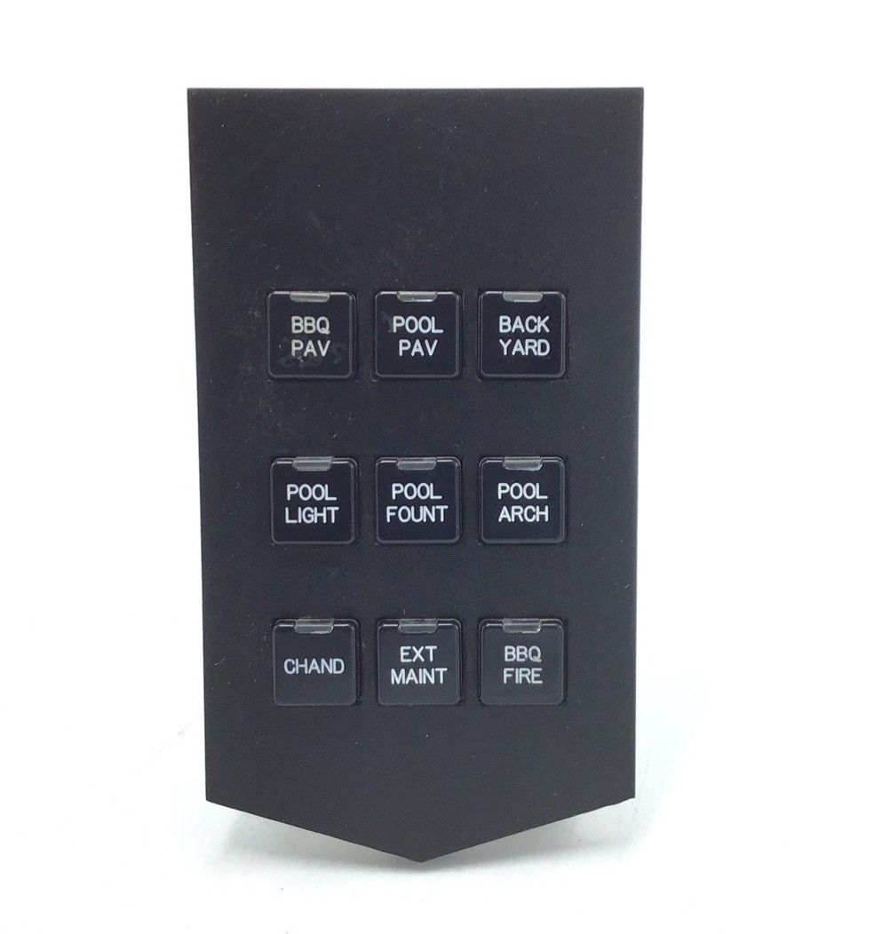 *MODIFIED* LiteTouch 9-Button Metropolitan Keypad Dimmer (Black) Savant