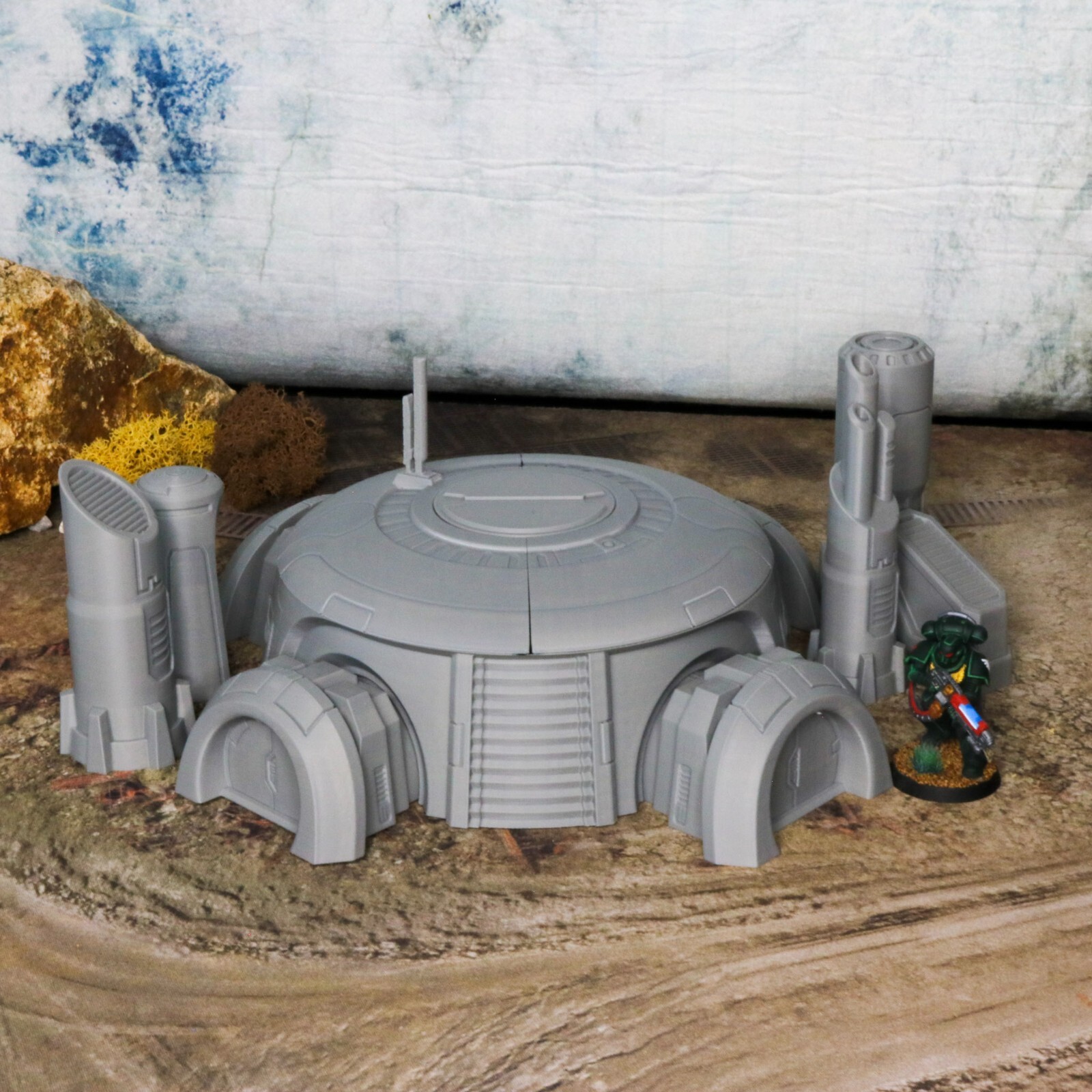 Barracks - United Frontier  - Tabletop Terrain works with Warhammer