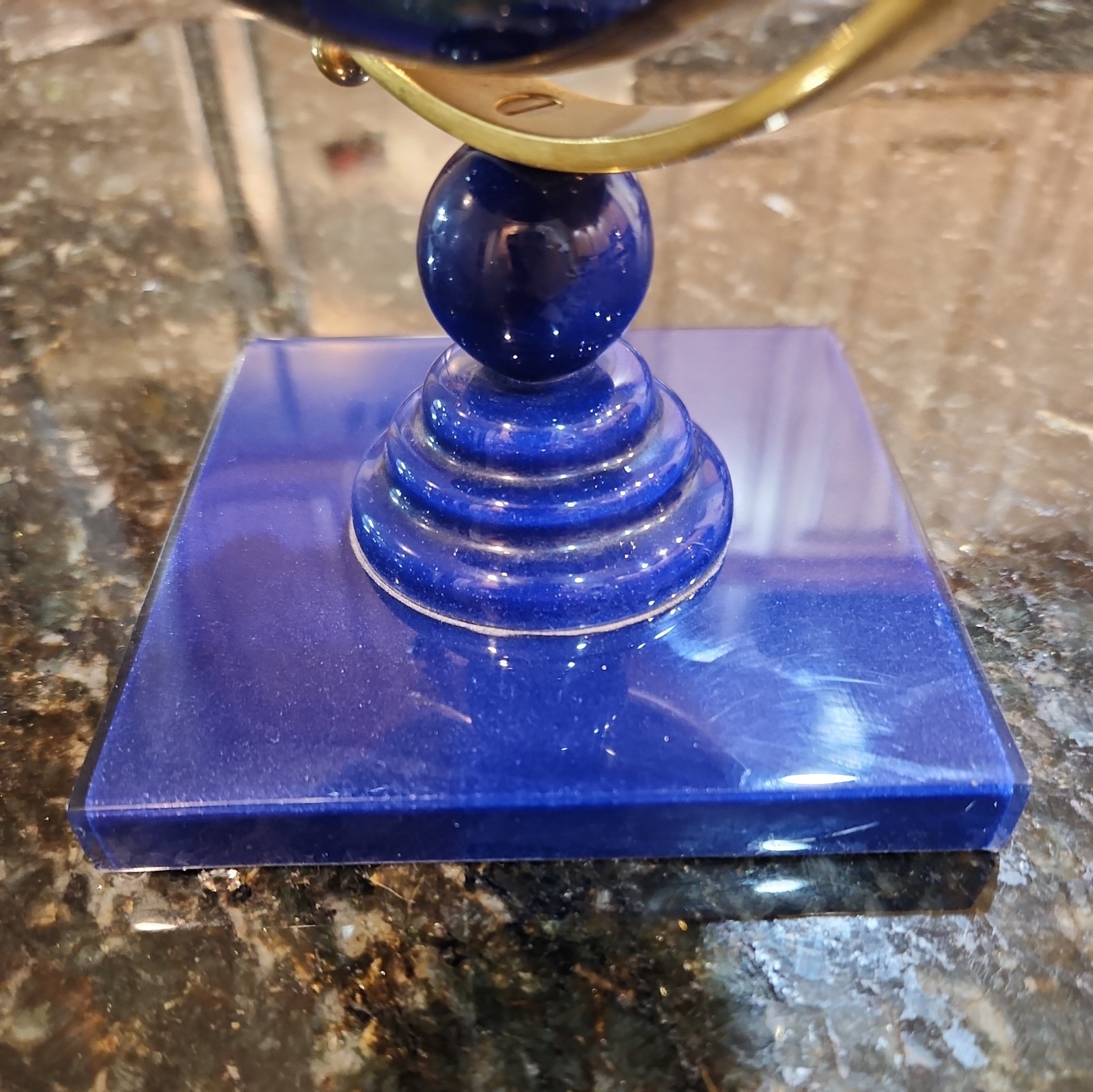 Small Lapis Gemstone Globe
