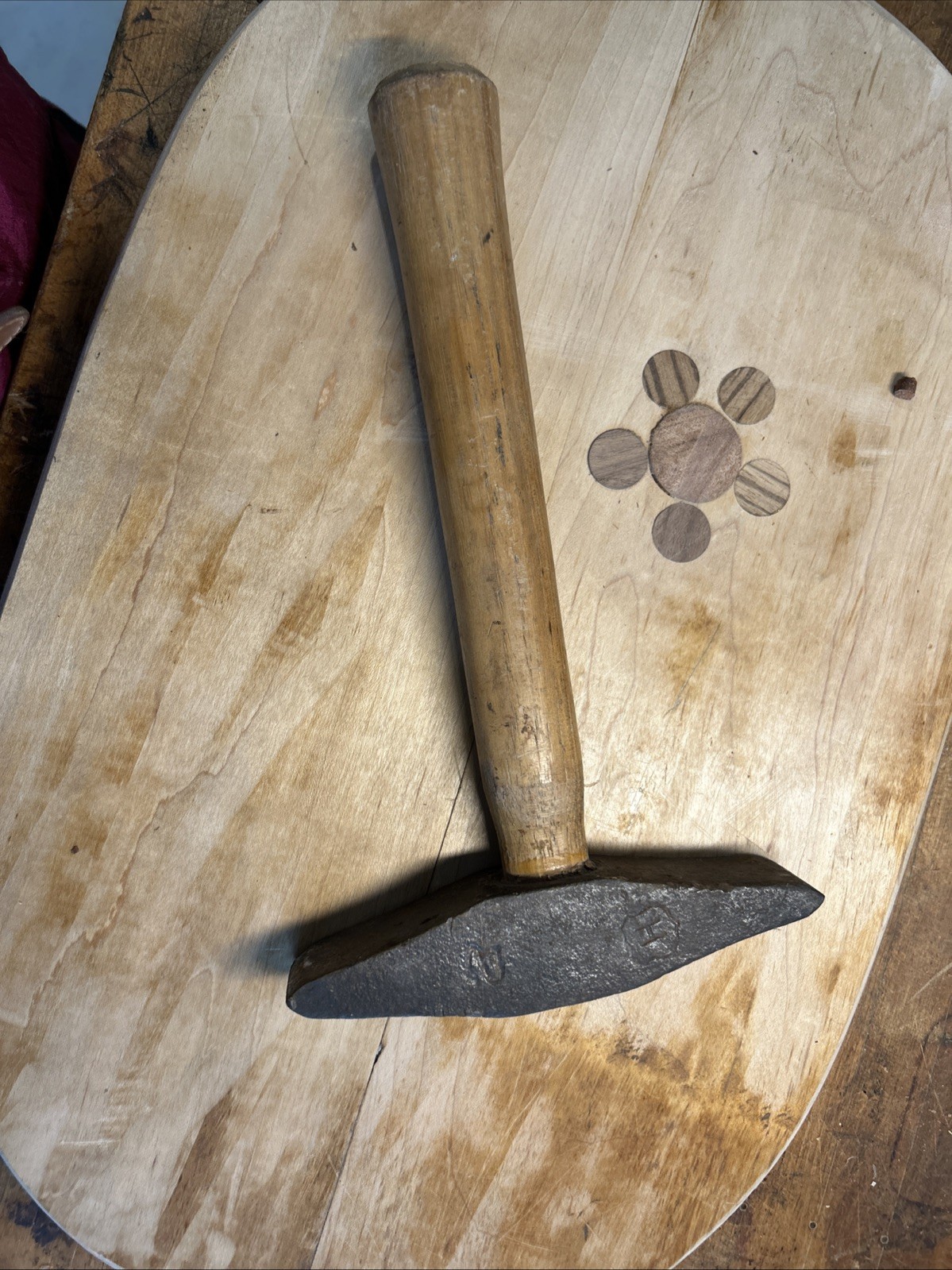 Hubbard  Co Vtg H Marked 2 Lb Rock (masonry) Chipping Hammer