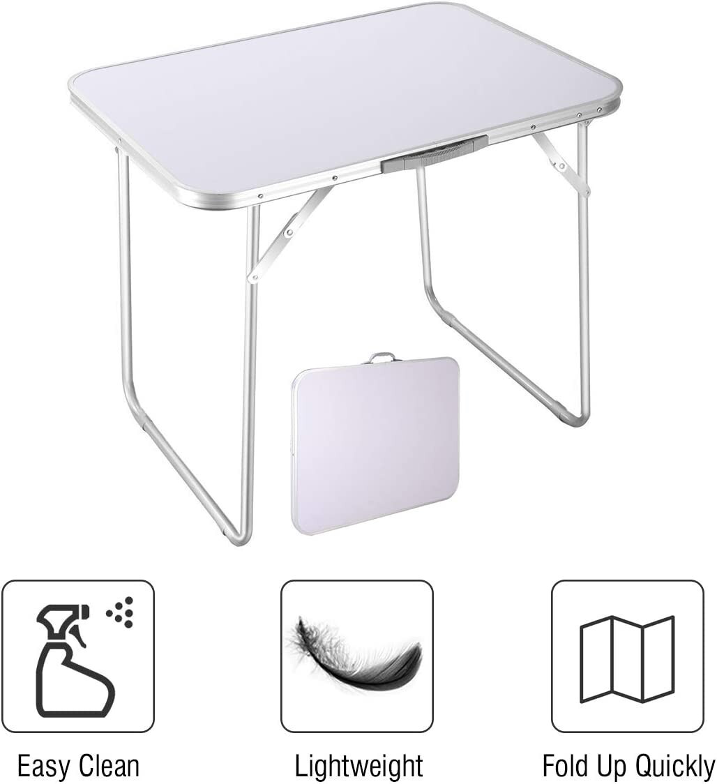 31" X  24" Giantex Folding Camping Table Portable Picnic Patio Table Lightweight