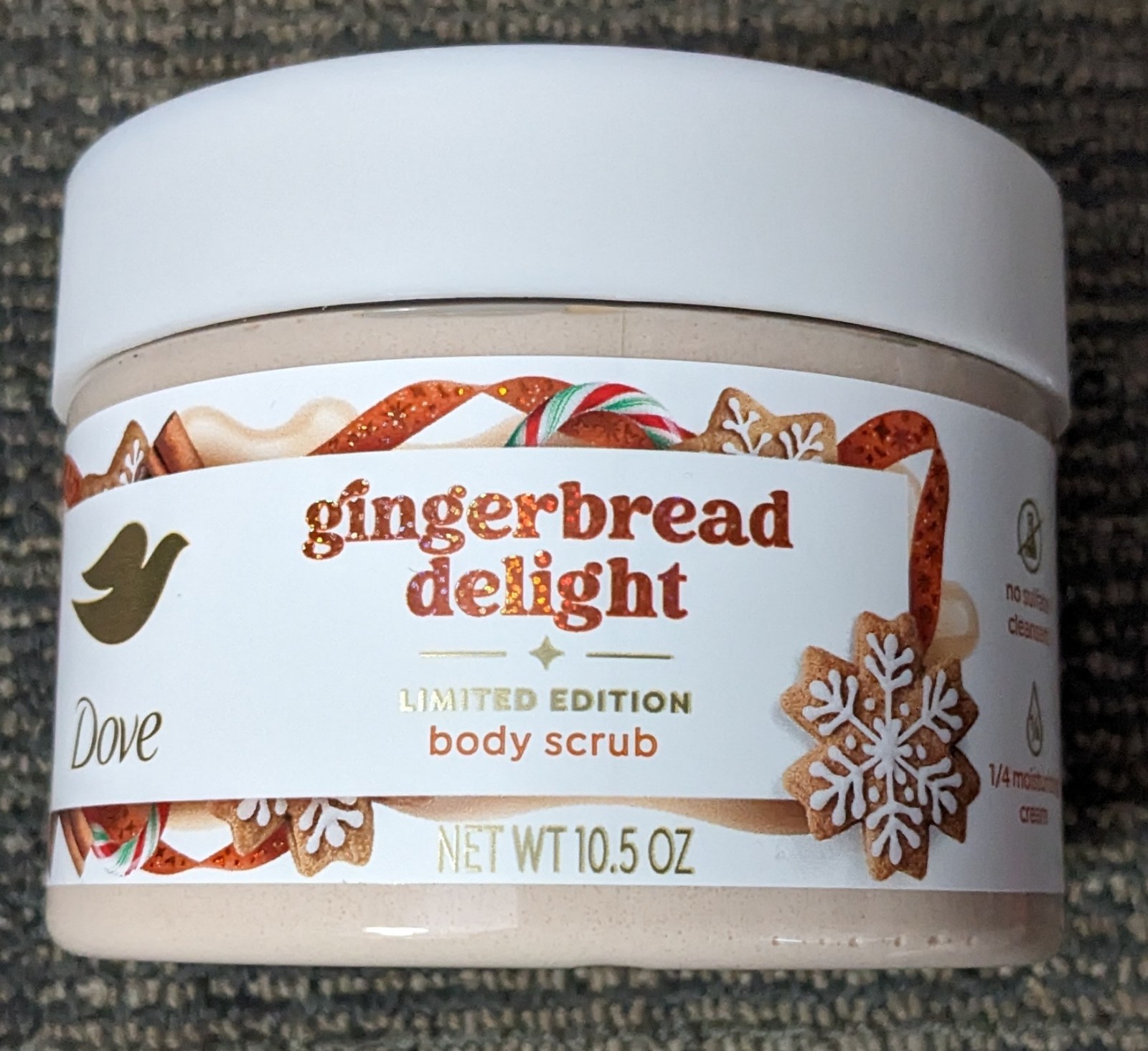 Dove Gingerbread Delight Body Scrub 10.5oz Limited Edition Holiday Treats New