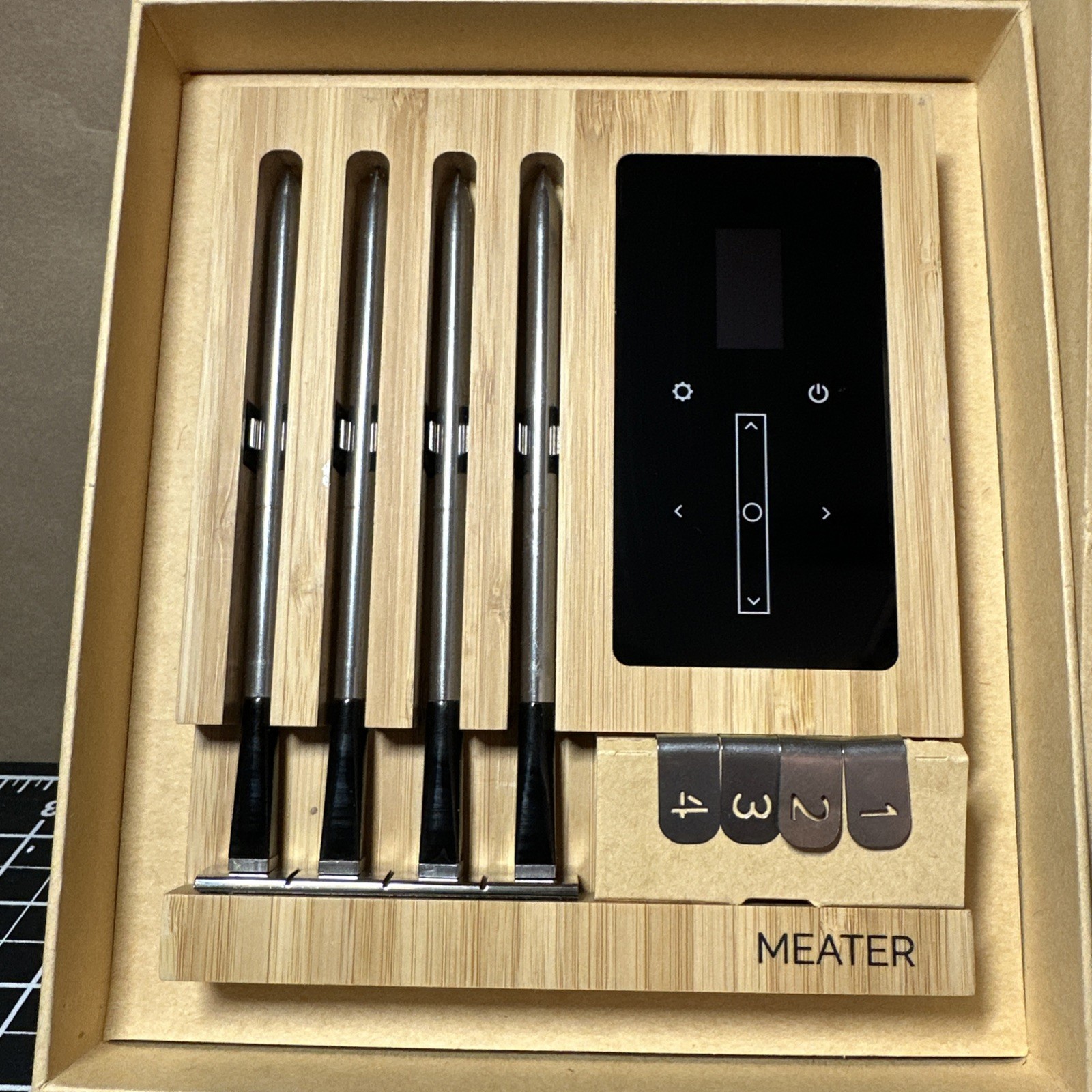 MEATER Block Wireless Smart Meat Thermometer - Silver/Black
