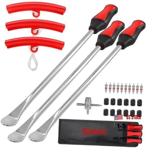 14.5" Tire Spoons Tool Set for Motorcycles Dirt Bike Lawn Mowers Iron