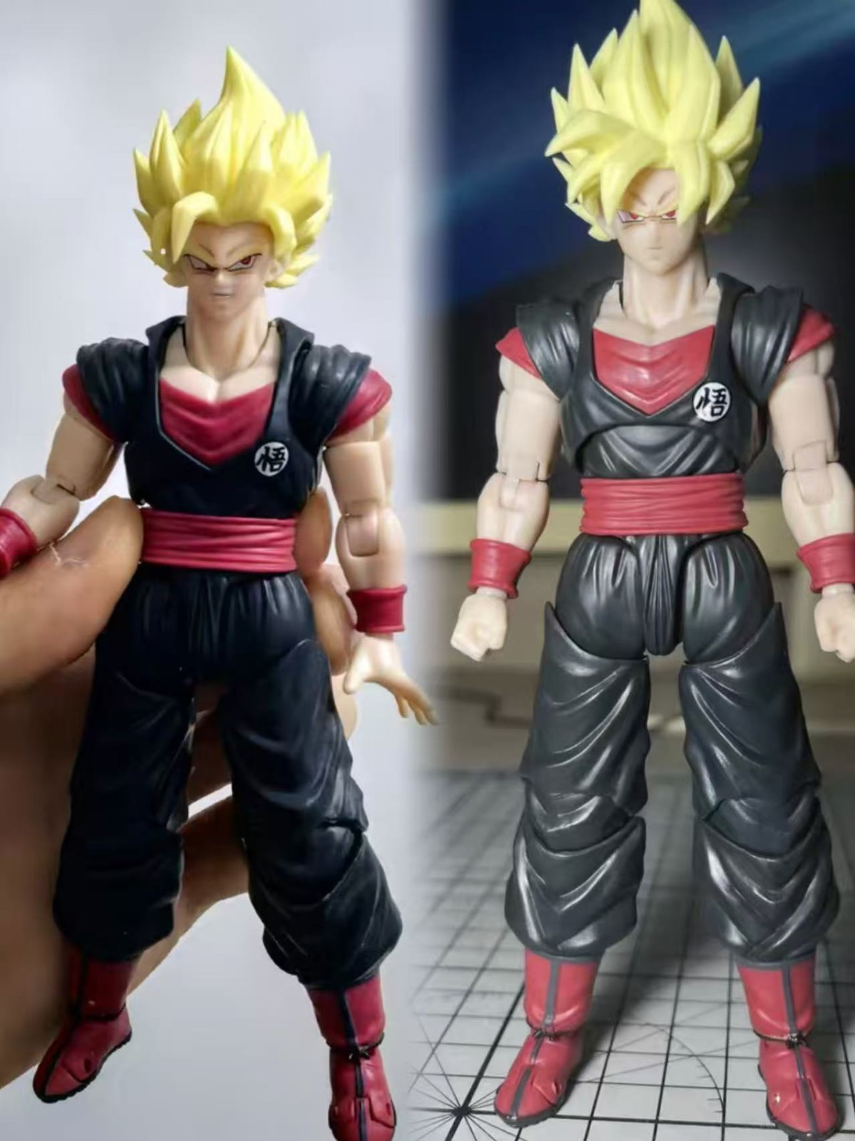 Beast Deities B008 goku Black Clothes super saiyan  goku 1/12 shf Action Figure