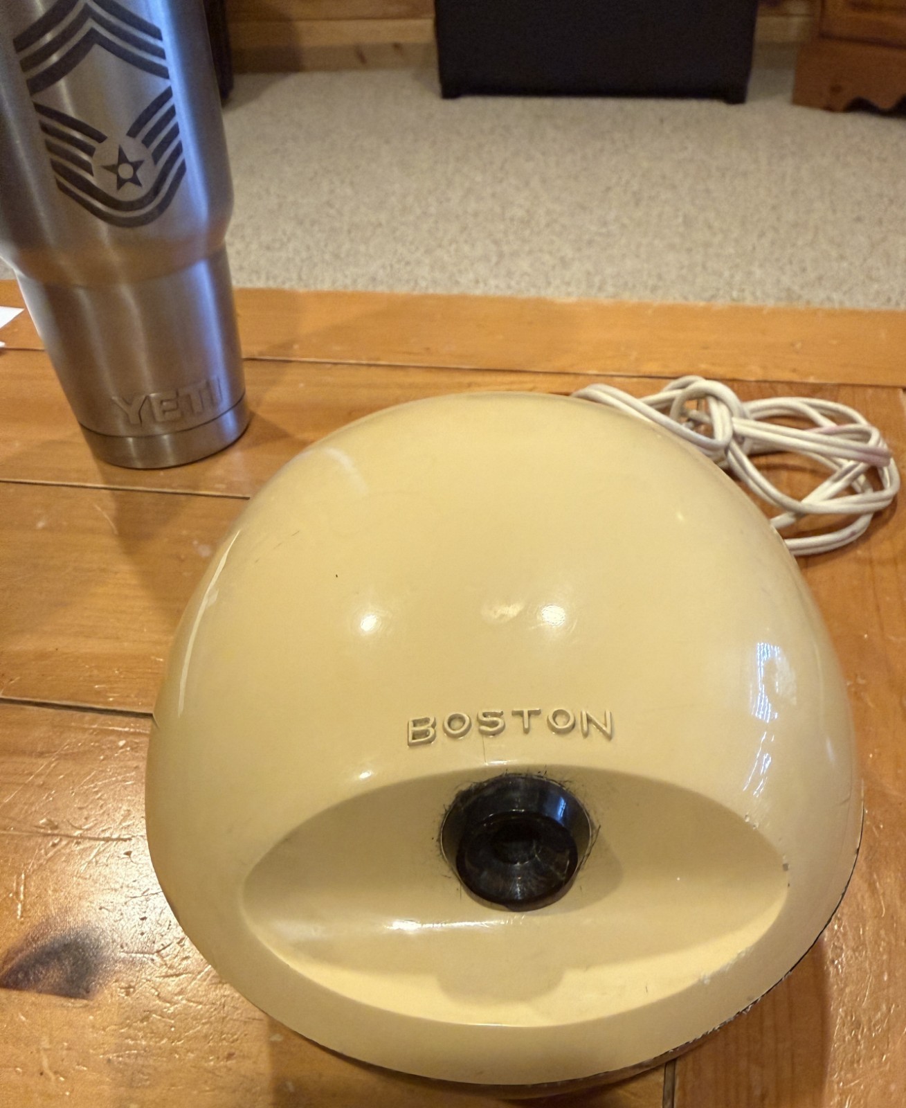 Vintage Boston Model 16 Egg Shaped Electric Pencil Sharpener