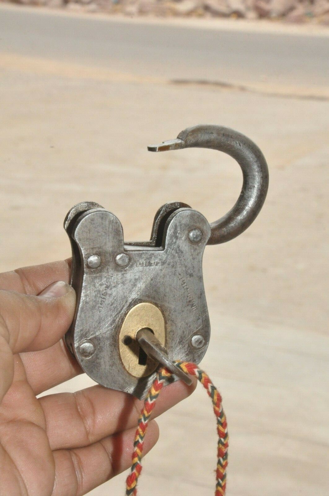 5 Pc Vintage Iron Handcrafted Fine Quality Solid Padlocks, Germany