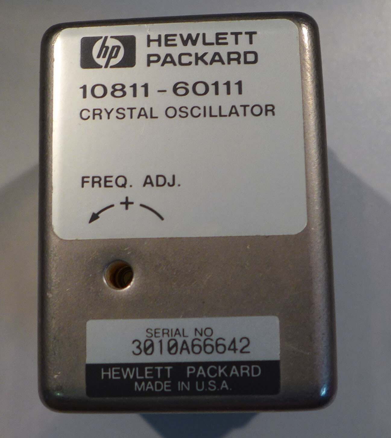 Agilent / HP 10811-60111 Crystal Oscillator 10.000 MHz #7
